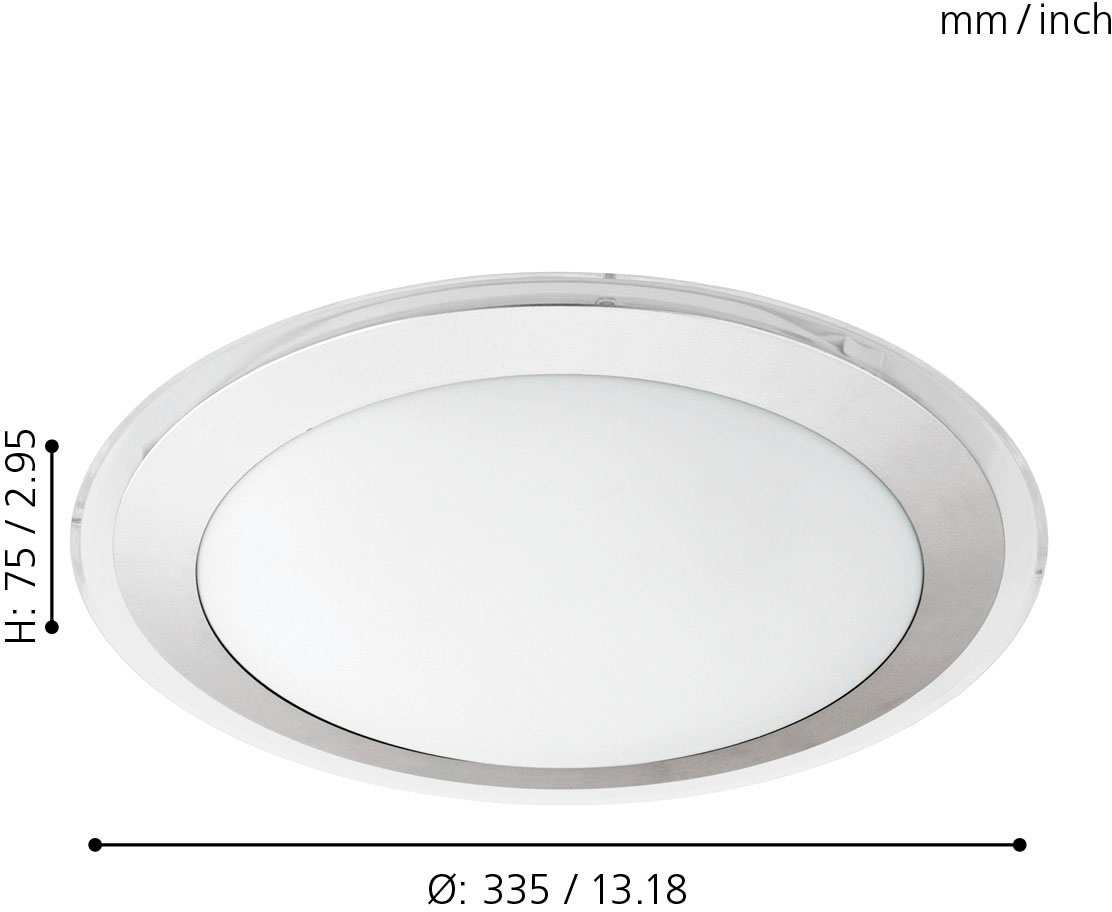 EGLO Deckenleuchte »COMPETA 1«, 1 flammig, Leuchtmittel LED-Board | LED fest integriert, Deckenlampe