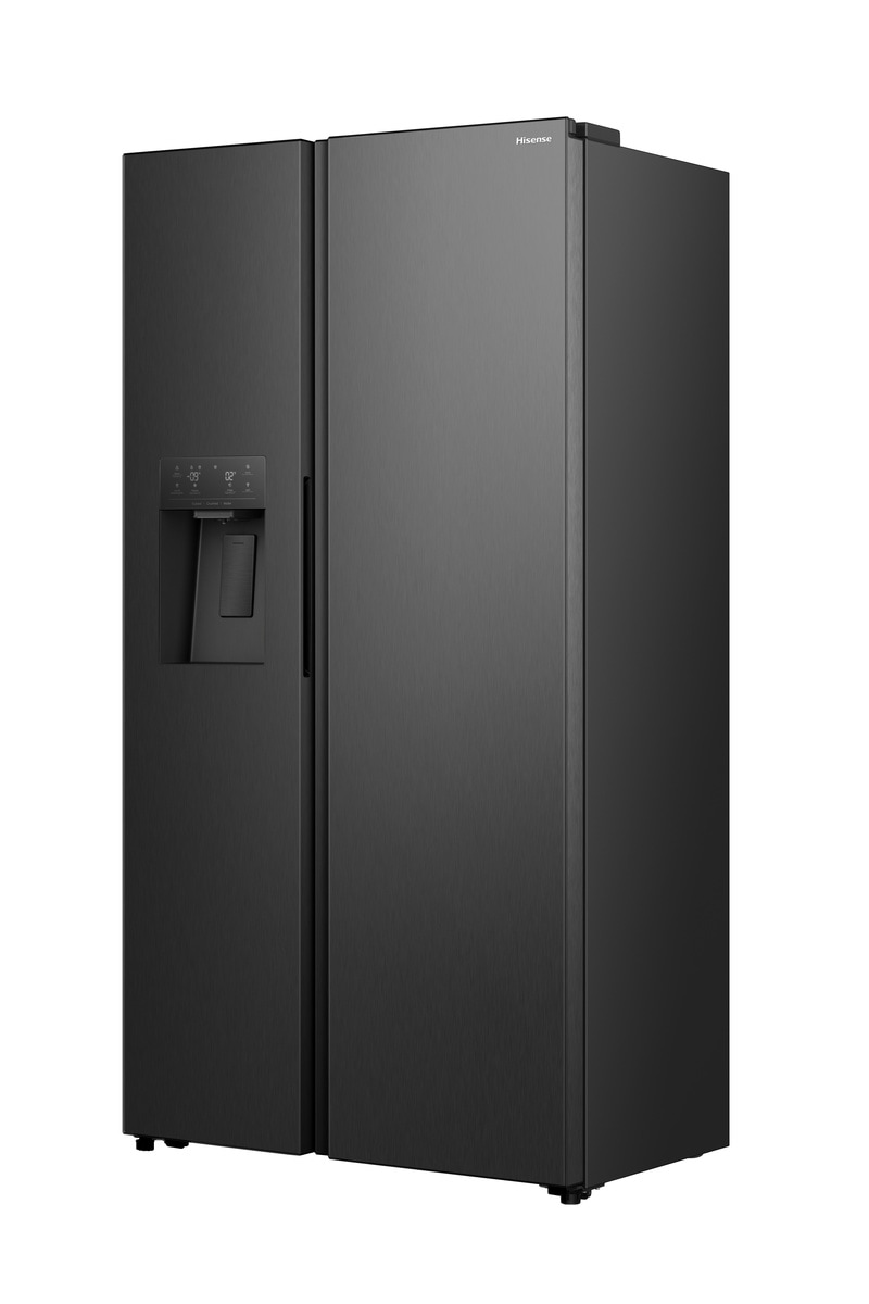 Hisense Side-by-Side »MS91528FC« 178,6 cm hoch 91,1 cm breit mit Wasser-/Eisspender, kein Festwasseranschluss dank Tank