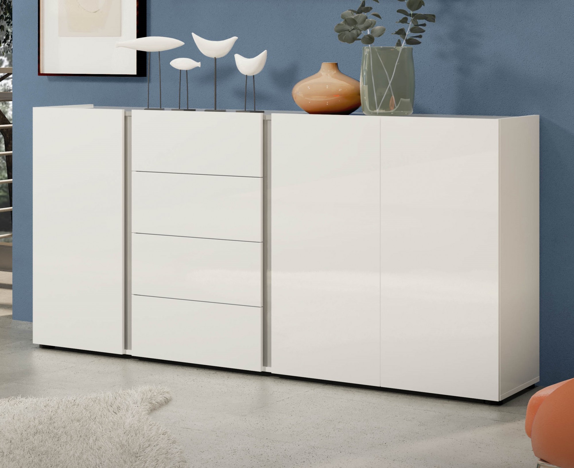 Home affaire Sideboard "Atrium" 1 Stk. tlg. günstig online kaufen