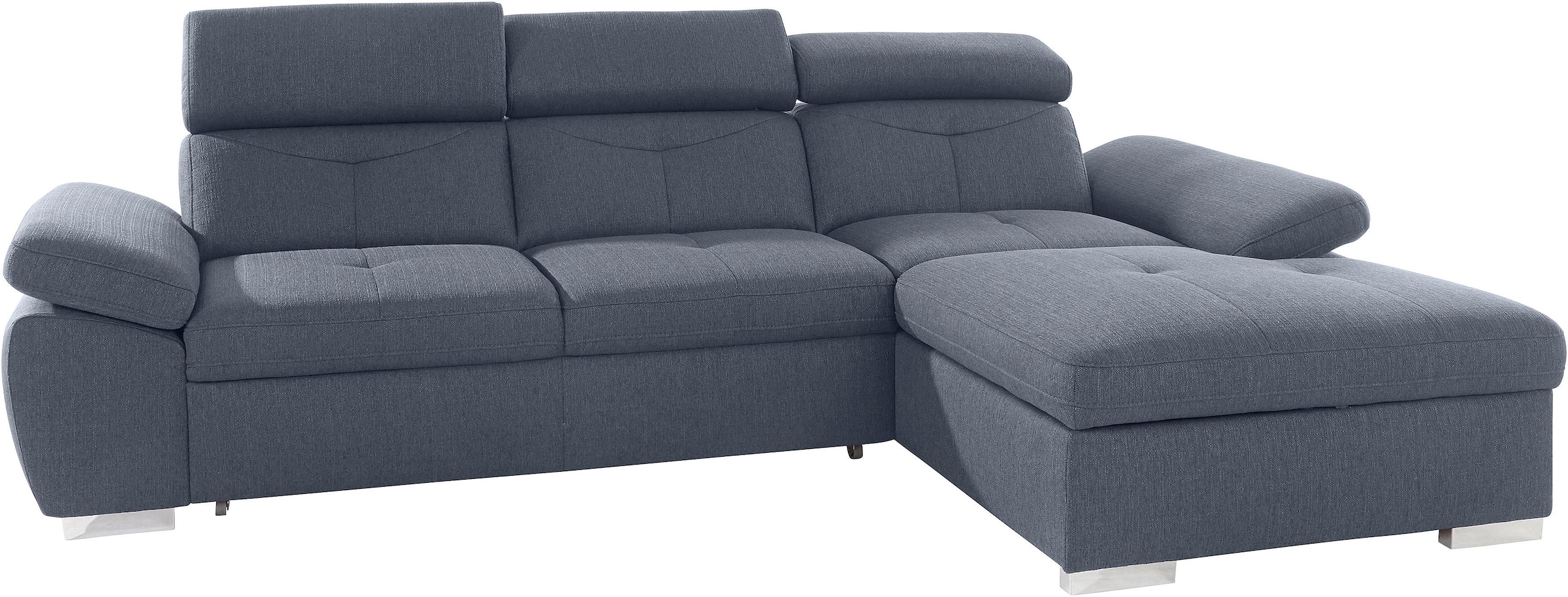 exxpo - sofa fashion Ecksofa "Spring, super bequem, mit Armteil- und Kopfte günstig online kaufen