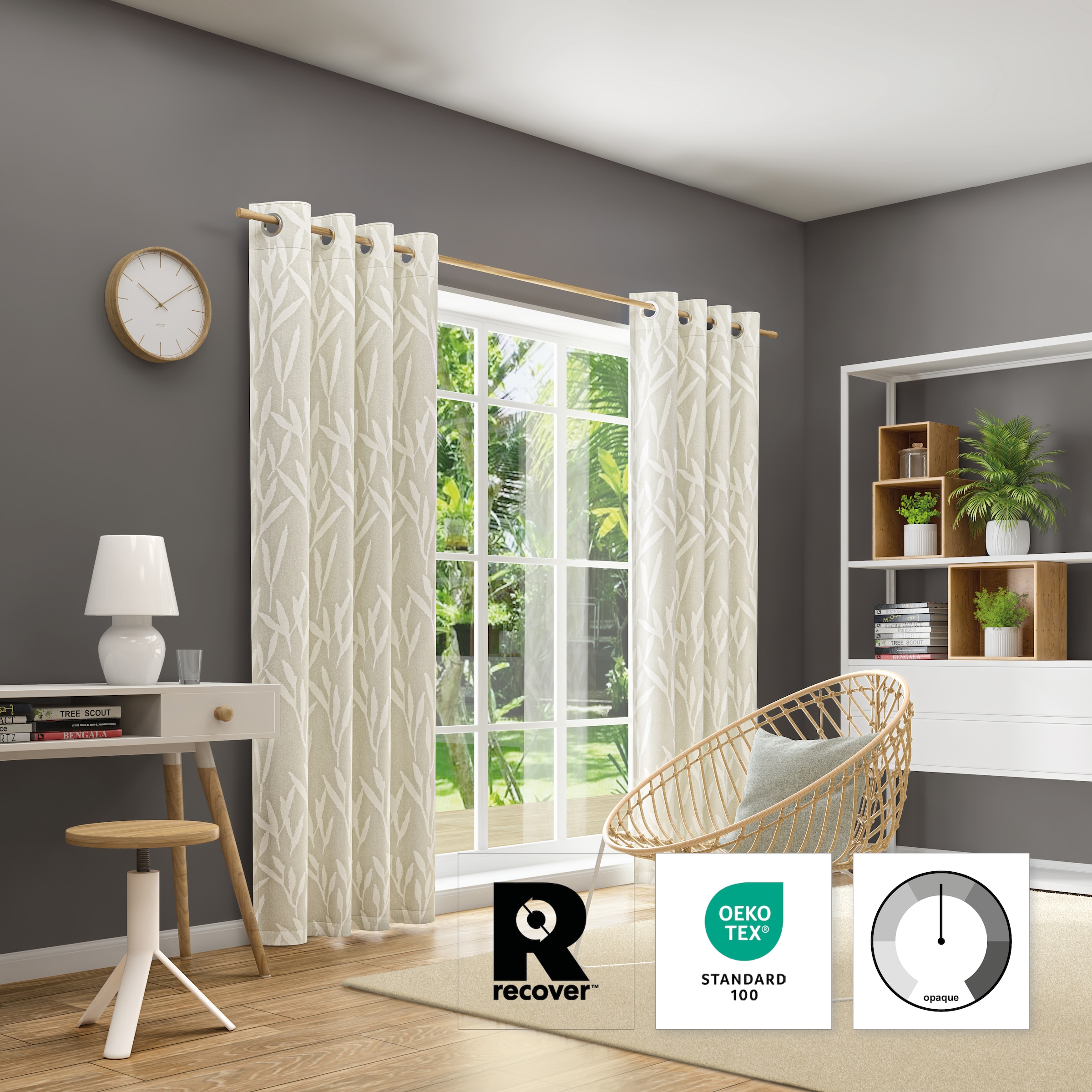 Neutex for you! Vorhang »Arosa Eco« Ösen 1 Stk. tlg.