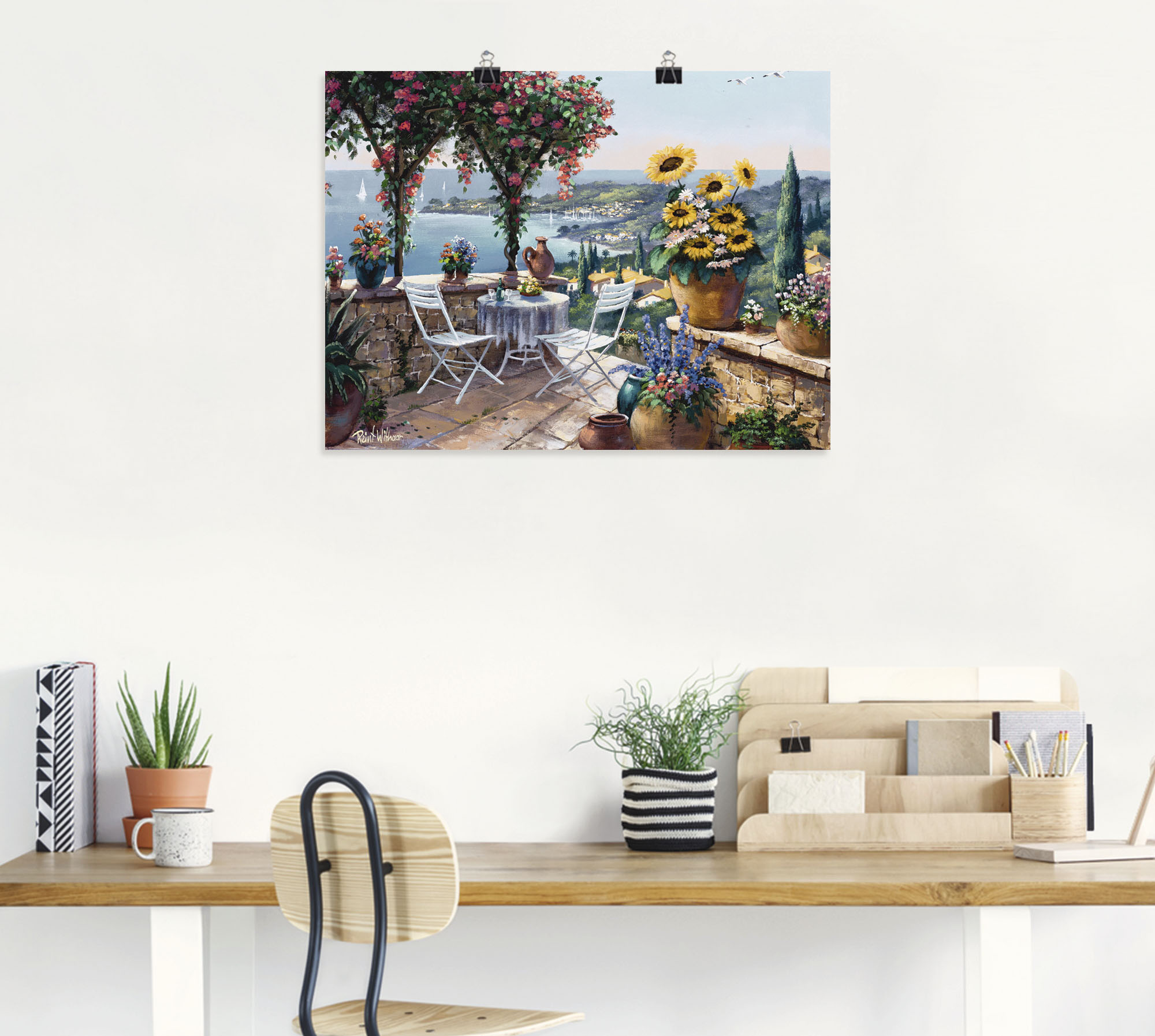 Thumbnail - Artland Wandbild "Momente der Meditation", Garten, (1 St.), als Leinwandbild, Poster, Wandaufkleber in verschied. Größen