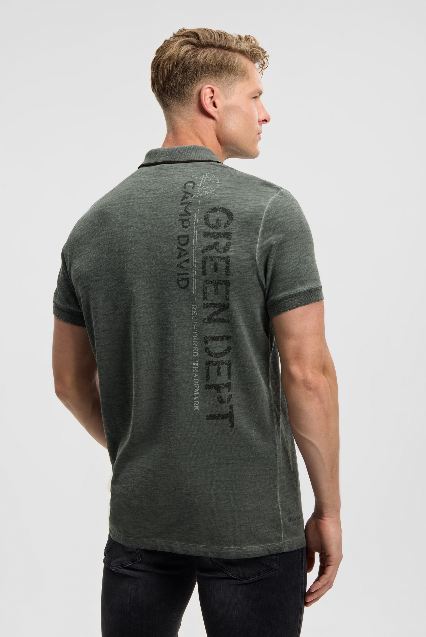 CAMP DAVID Poloshirt aus Baumwolle