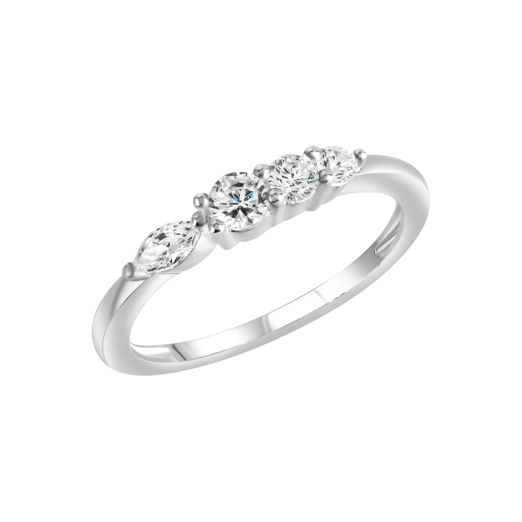 Firetti Fingerring »Schmuck Geschenk Silber 925 Silberring Solitär-Optik«