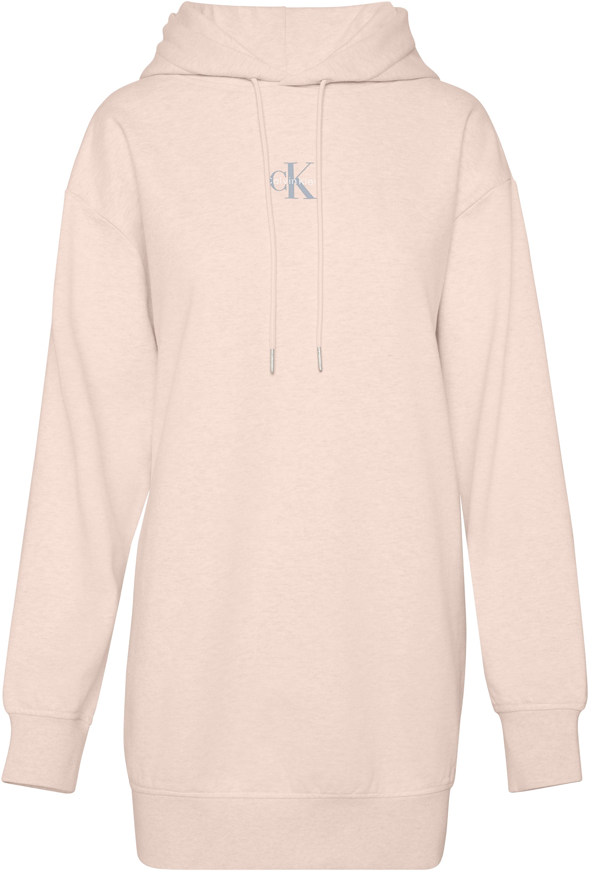 Calvin Klein Jeans Sweatkleid "LS MONOLOGO PREMIUM TERRY HOODIE" Ohne Tasch günstig online kaufen