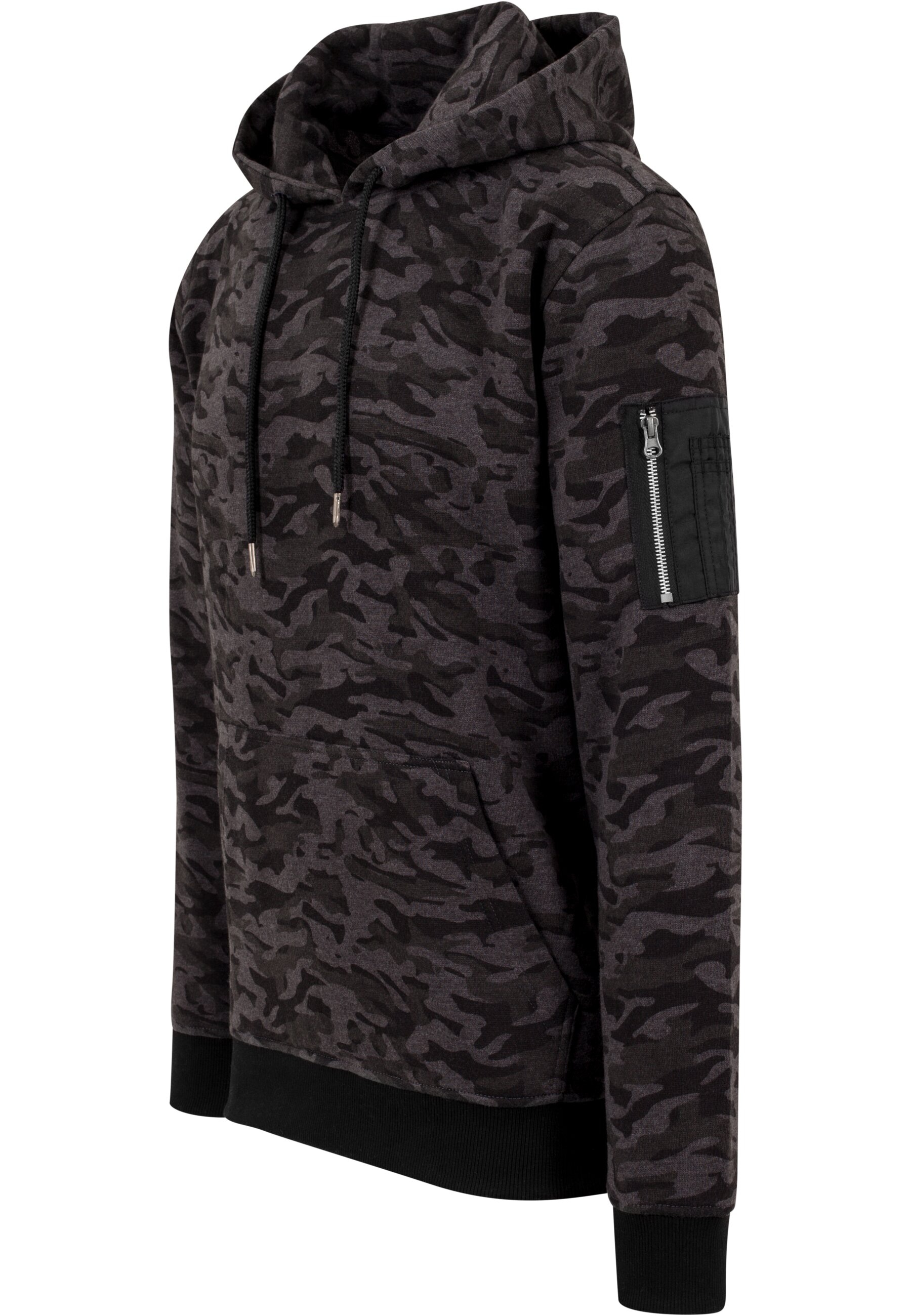 URBAN CLASSICS Sweatshirt »Urban Classics Herren Sweat Camo Bomber Hoody«, (1 tlg.)