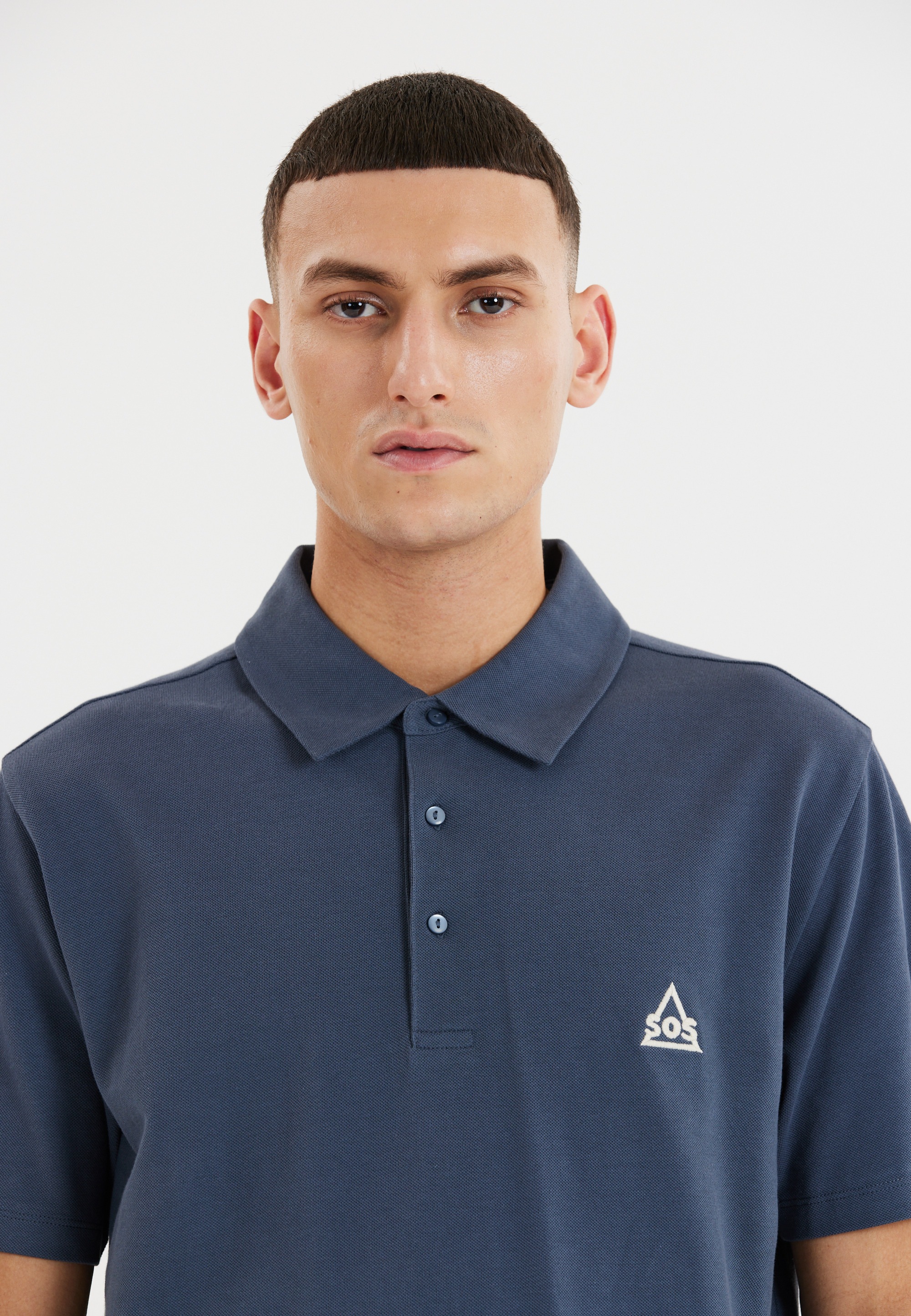 SOS Langarm-Poloshirt »Monviso«, in unwiderstehlich weicher Qualität