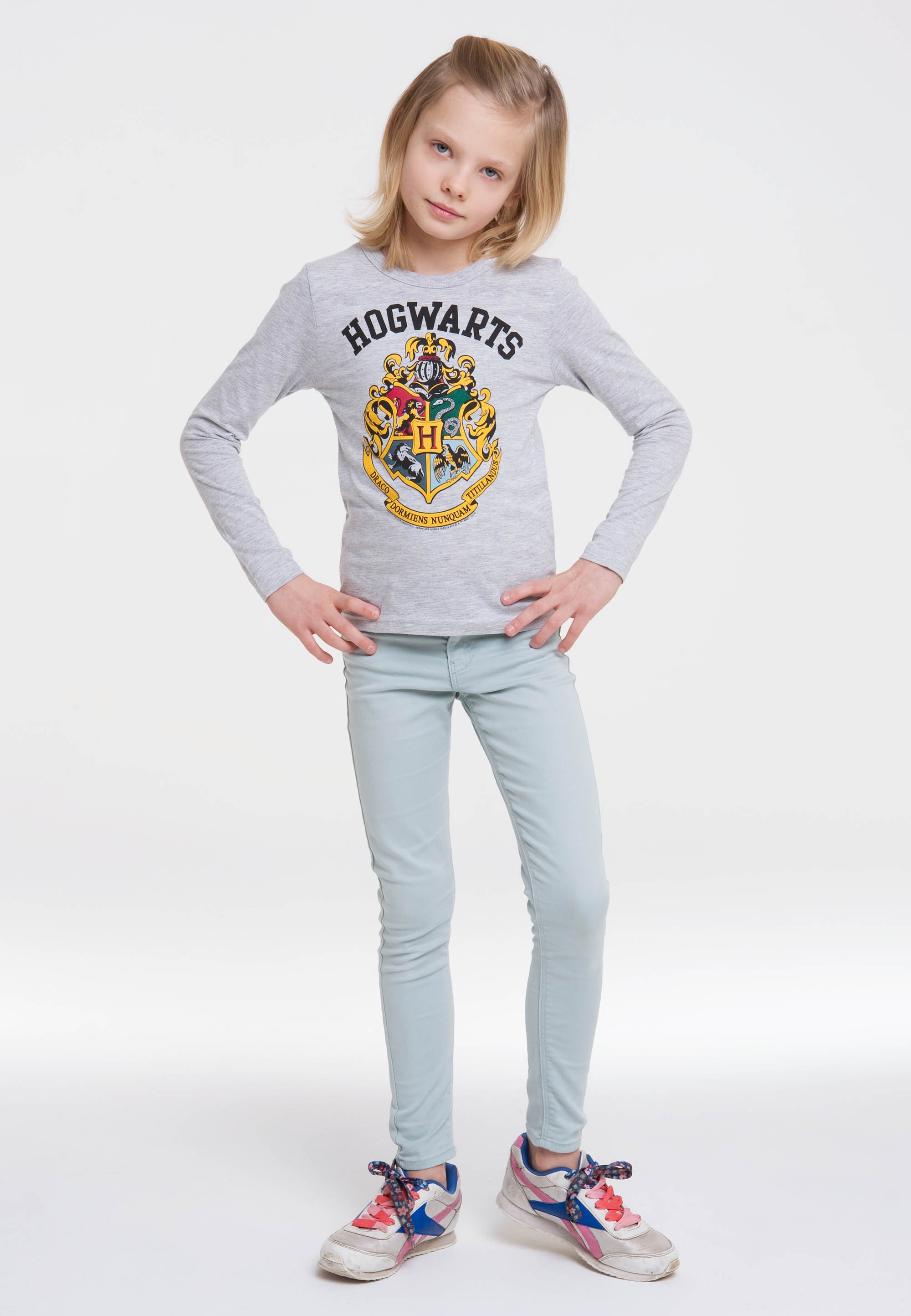 Thumbnail - LOGOSHIRT Langarmshirt "Hogwarts" mit detailliertem Print
