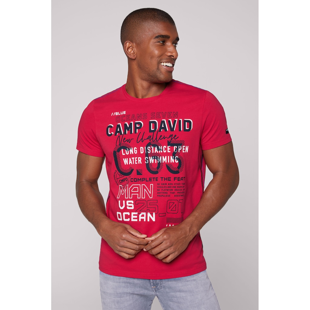 CAMP DAVID Rundhalsshirt