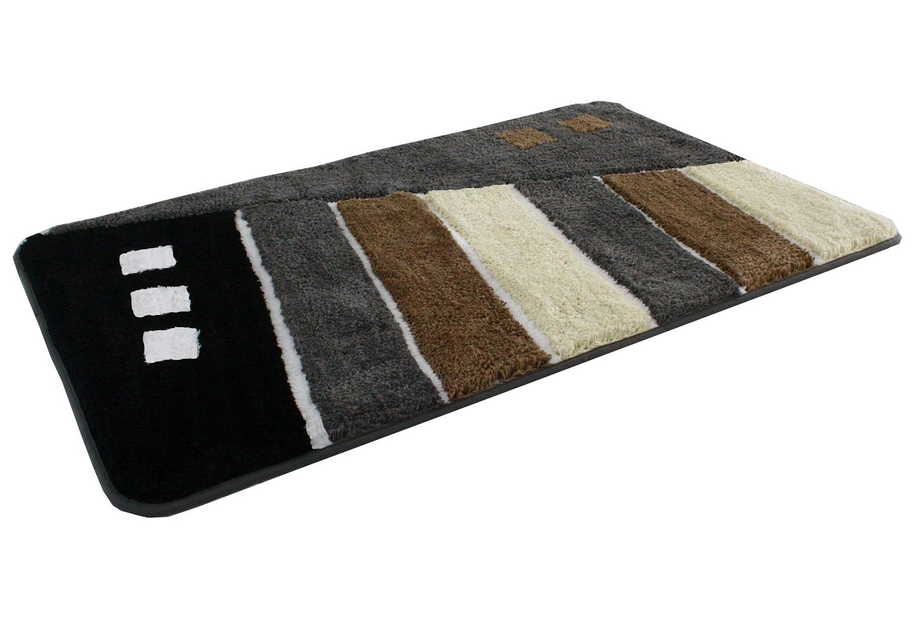 KiNZLER Badematte »Gembloux« Höhe 20 mm rutschhemmend beschichtet fußbodenheizungsgeeignet Badteppich, als rechteckig & rund erhältlich