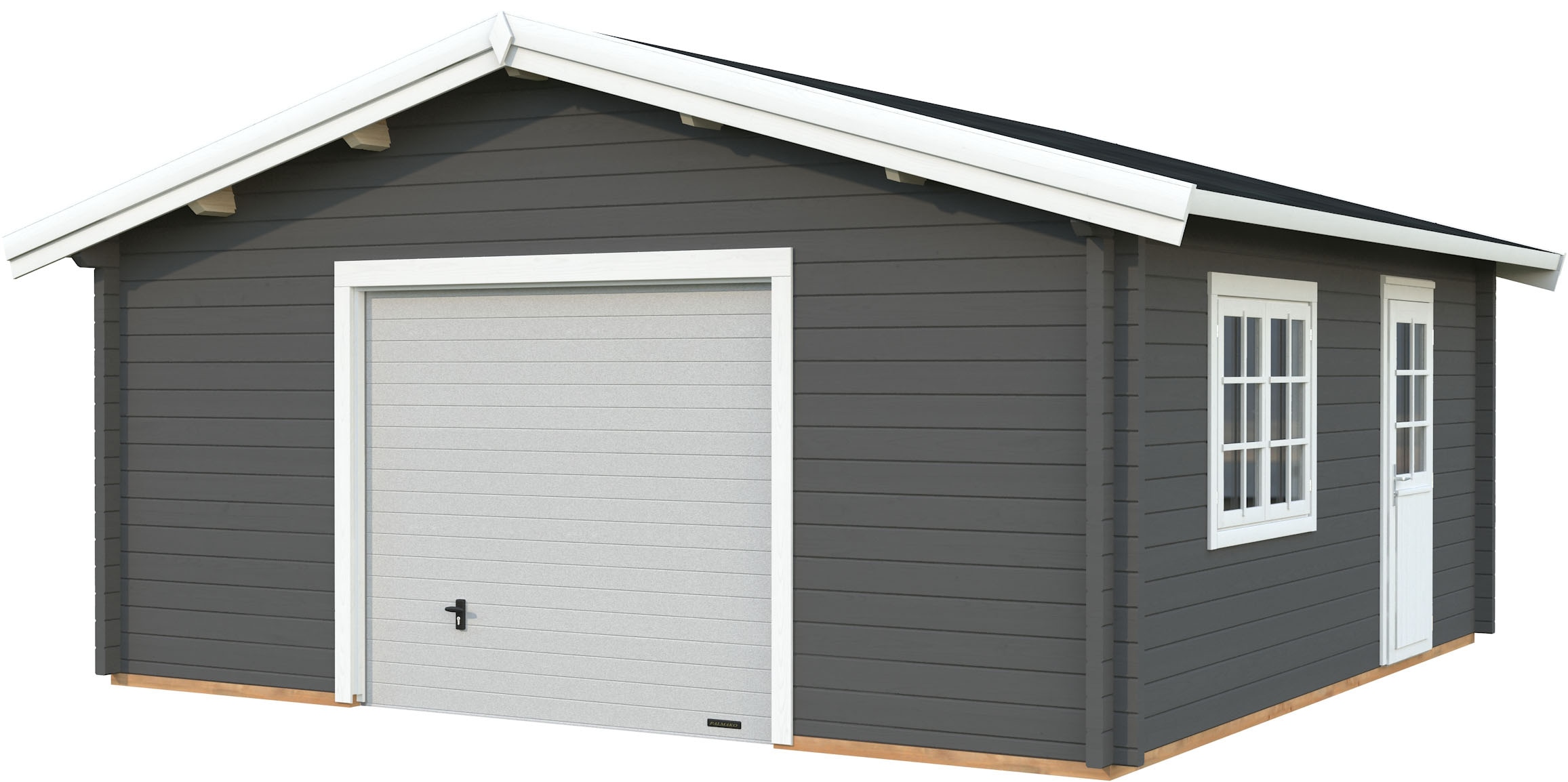 Palmako Garage "Roger, mit Sektionaltor" BxTxH: 622x596x312 cm