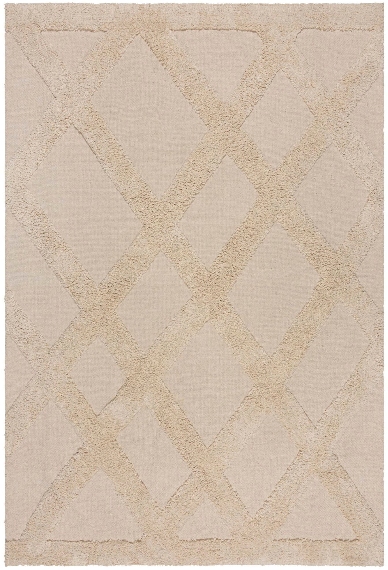 FLAIR RUGS Teppich »Tessa Baumwolle«, rechteckig, 10 mm Höhe, Baumwolle Scandi