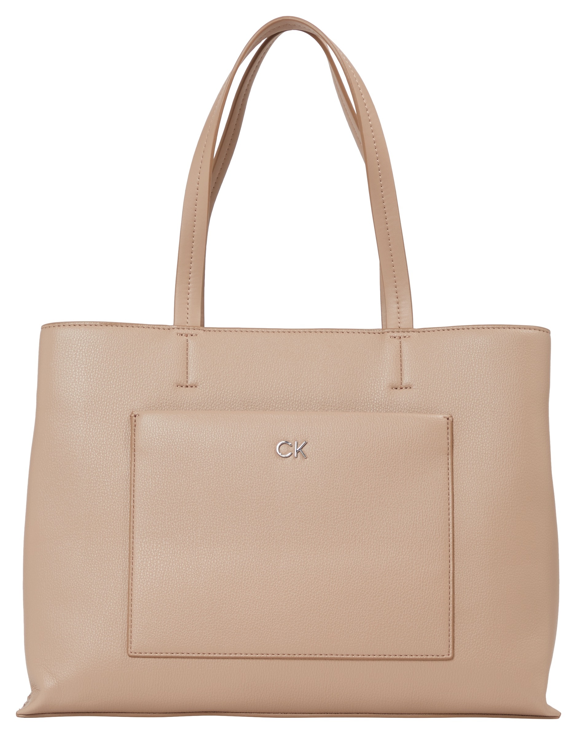 Shopper »CK DAILY MEDIUM TOTE PEBBLE«, Shopper Citybag Henkeltasche Classic