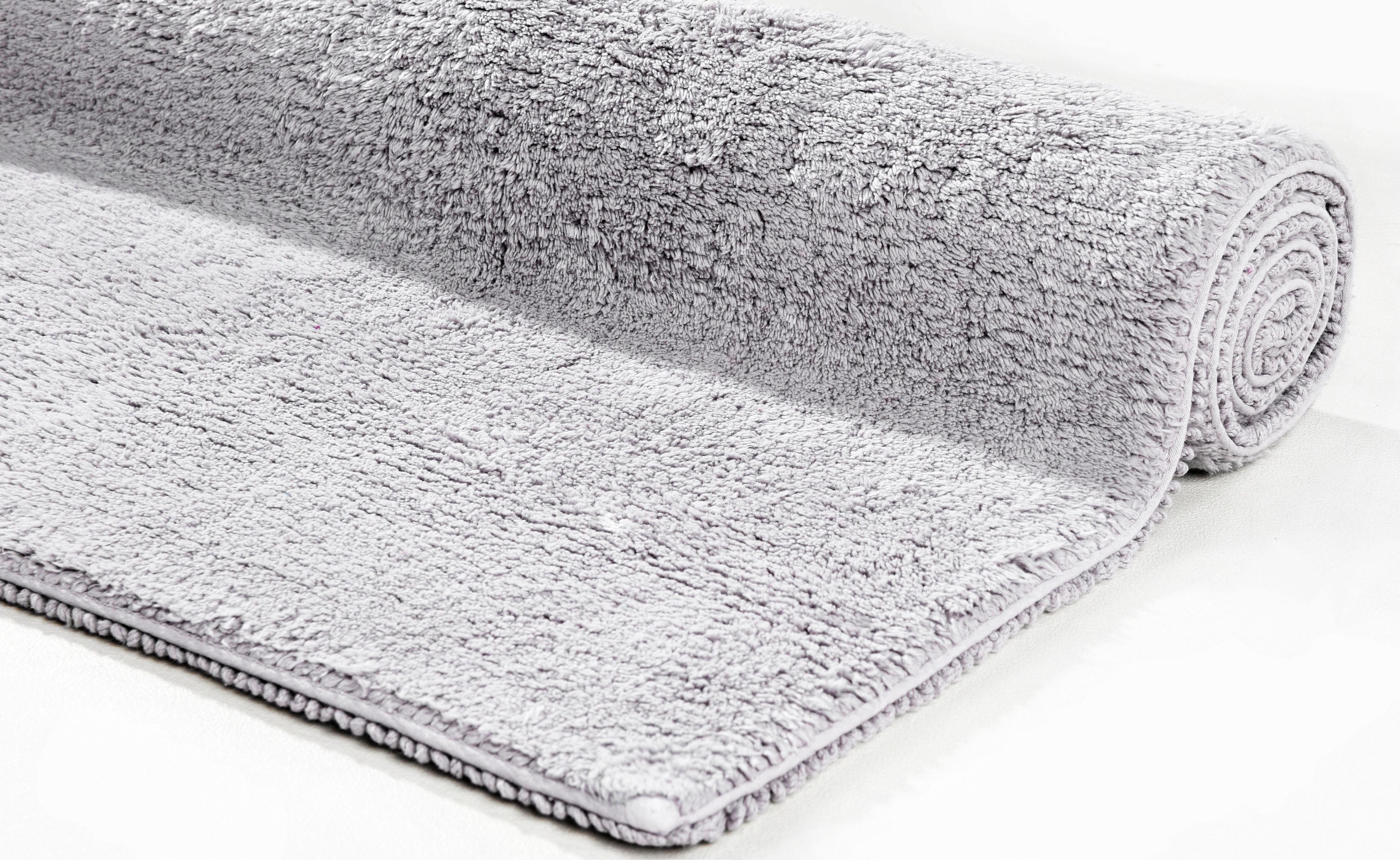 Thumbnail - TOM TAILOR HOME Badematte "Cotton Double Uni" Höhe 20 mm beidseitig nutzbar fußbodenheizungsgeeignet strapazierfähig B...