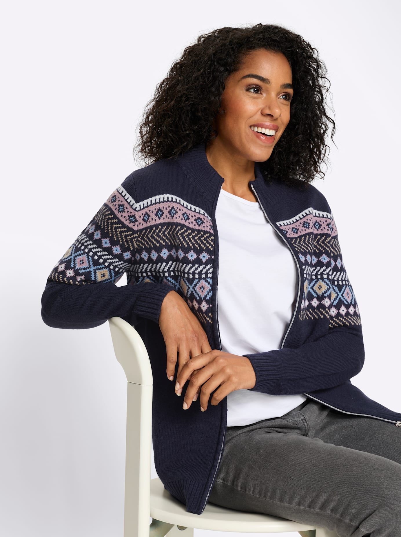 Classic Basics Strickjacke