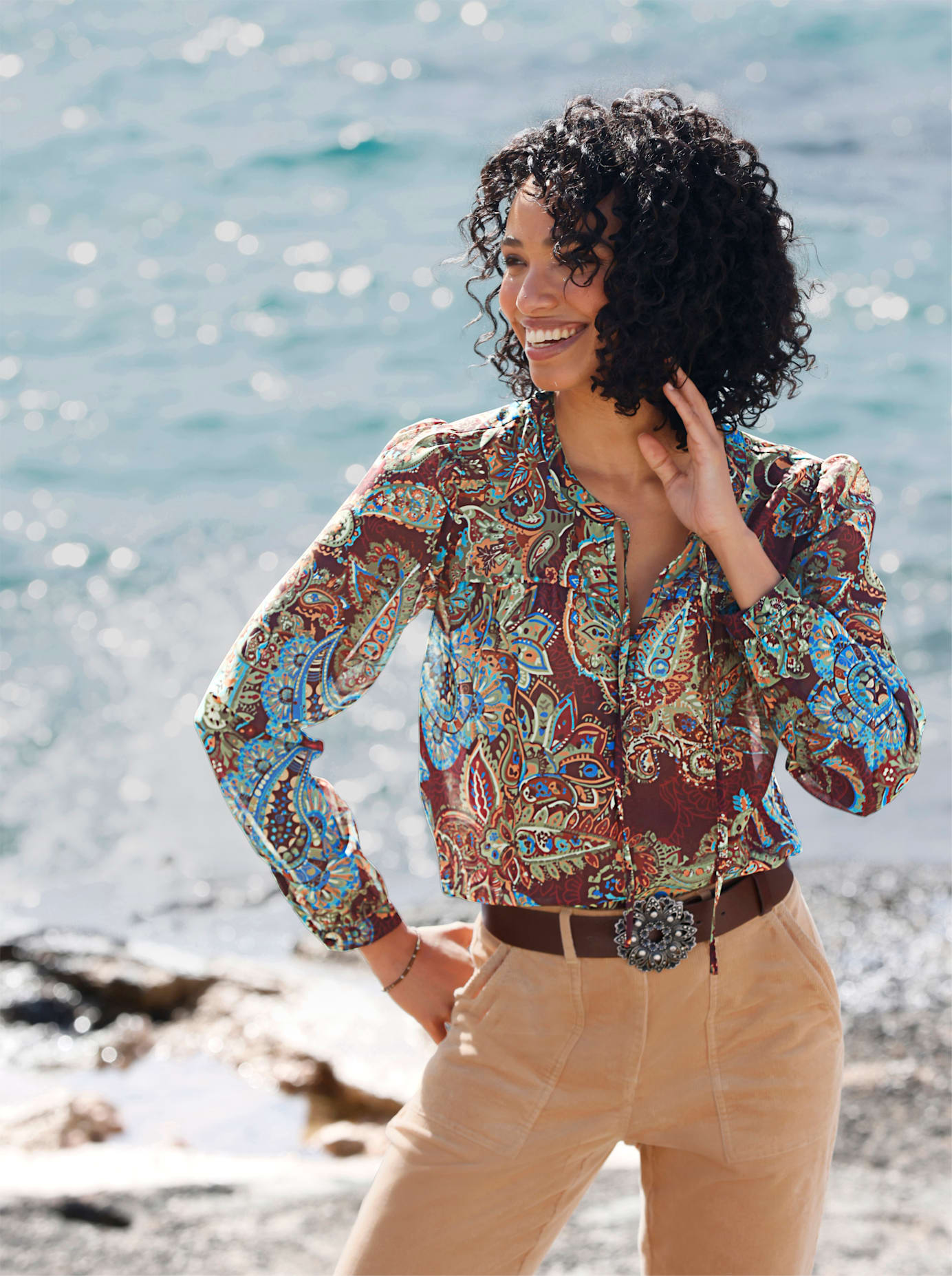 heine Druckbluse