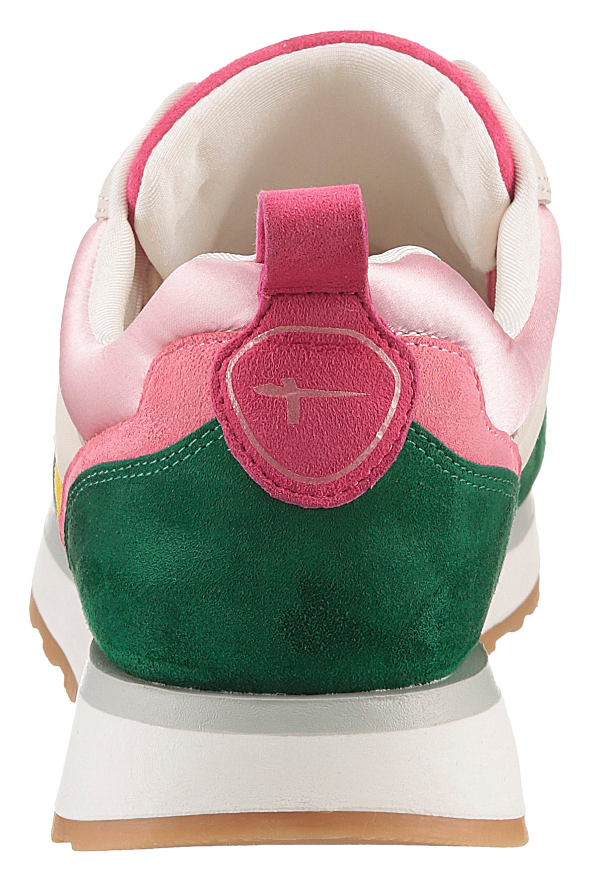Tamaris Sneaker, Freizeitschuh, Halbschuh, Schnürschuh mit bunten Kontrastb günstig online kaufen