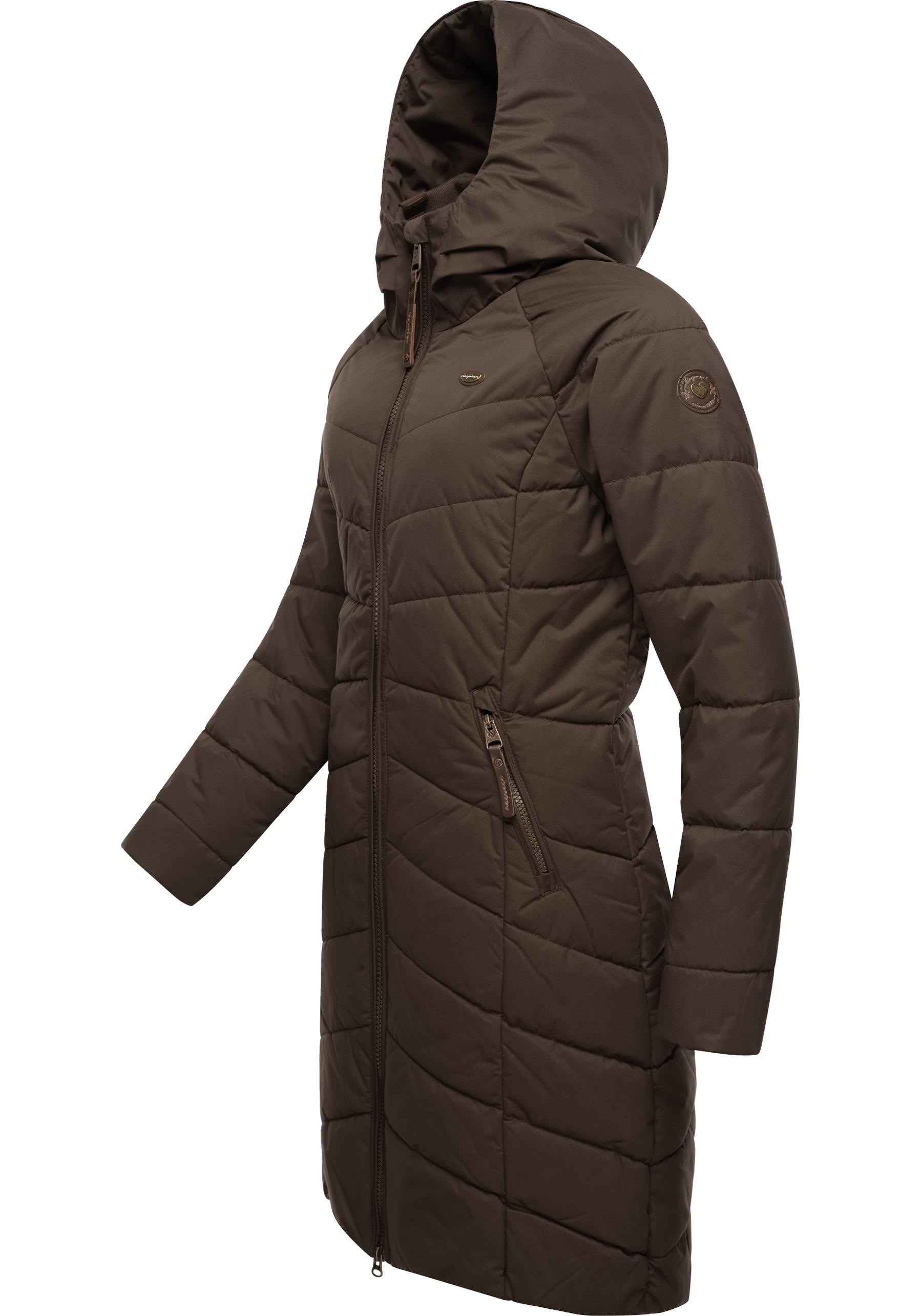 Ragwear Steppmantel »Dizzie Coat«, Wasserdichter Winterparka mit gefütterter Kapuze