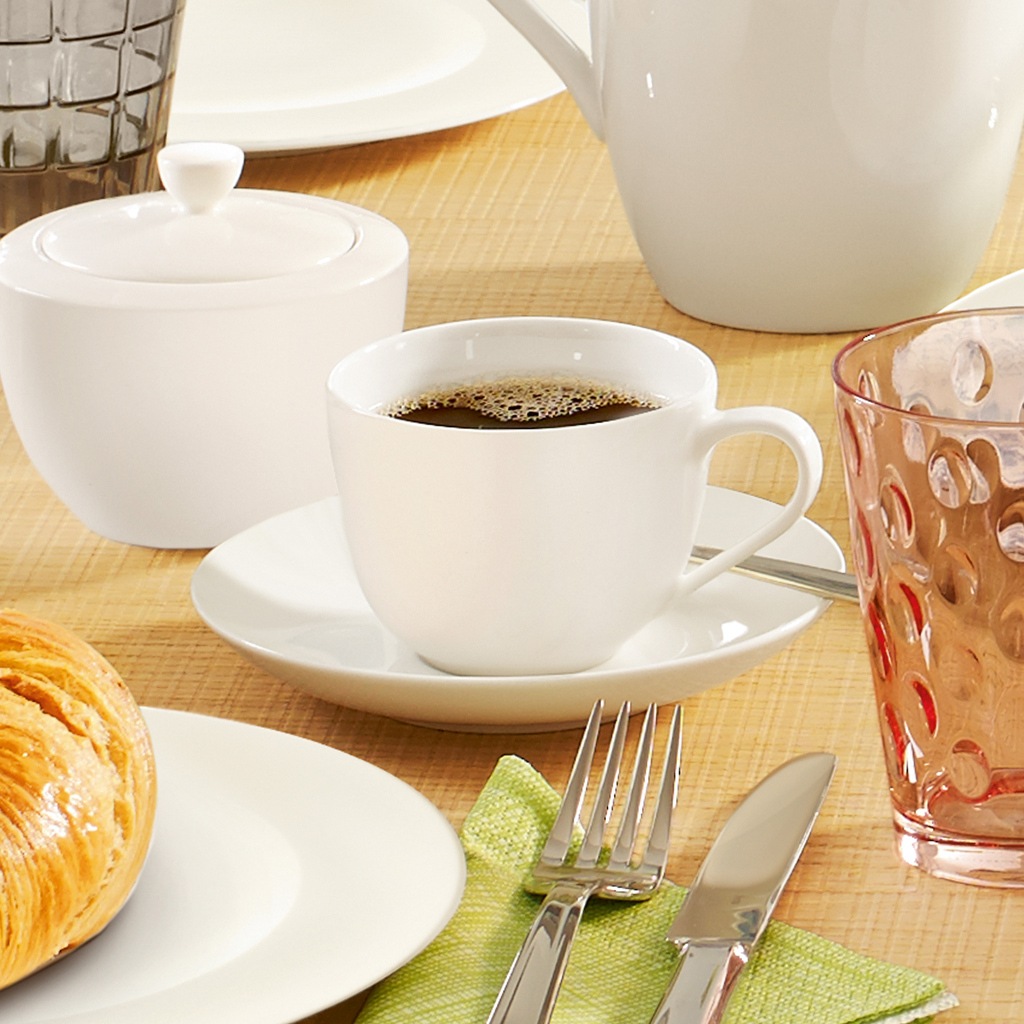 Villeroy & Boch Tasse "Kaffeetassen mit Untertassen For Me 160 ml 6er Set w günstig online kaufen