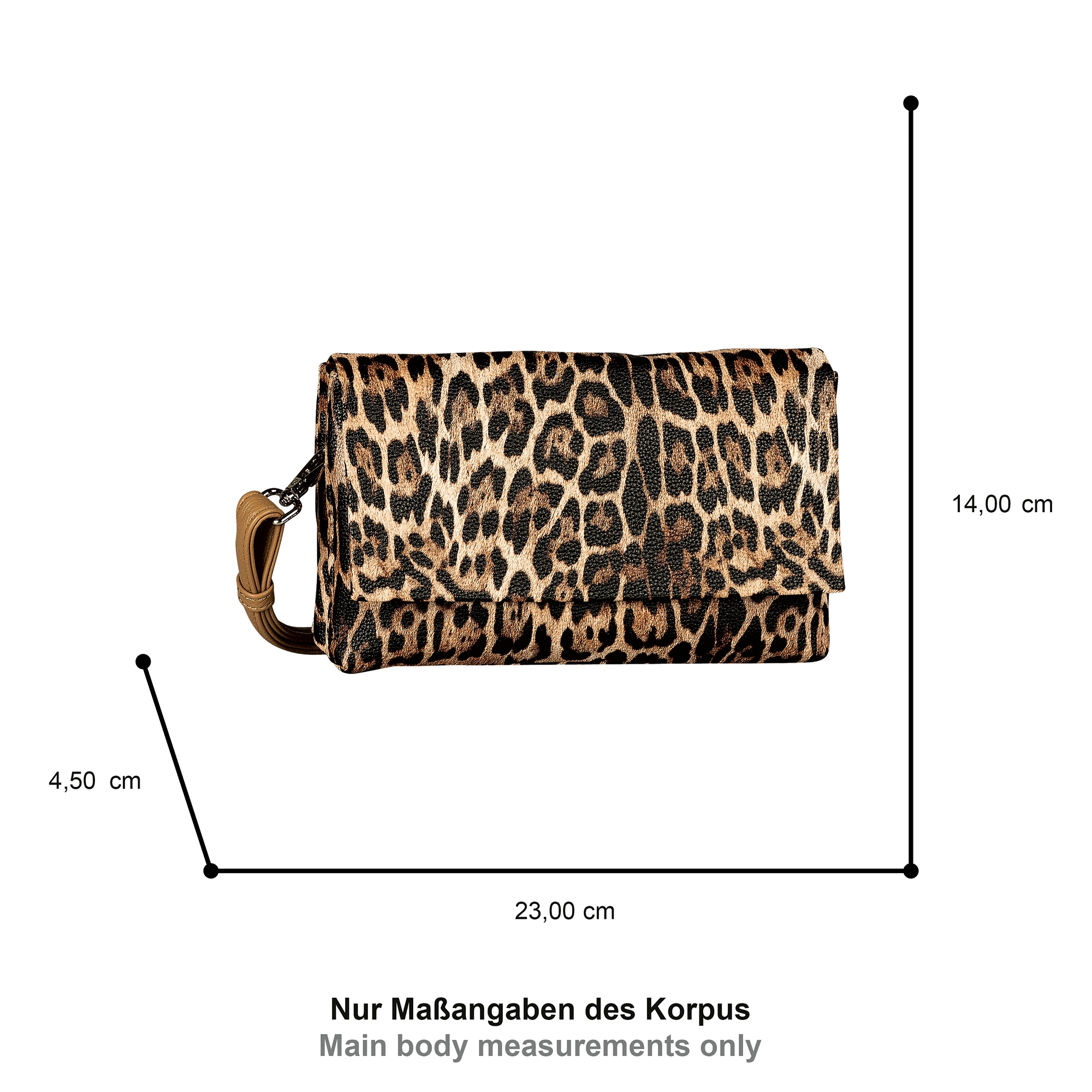 Gabor Abendtasche »Salara«, schlicht und funktional, mit 2 Kammern je nach Anlass variabel tragbar