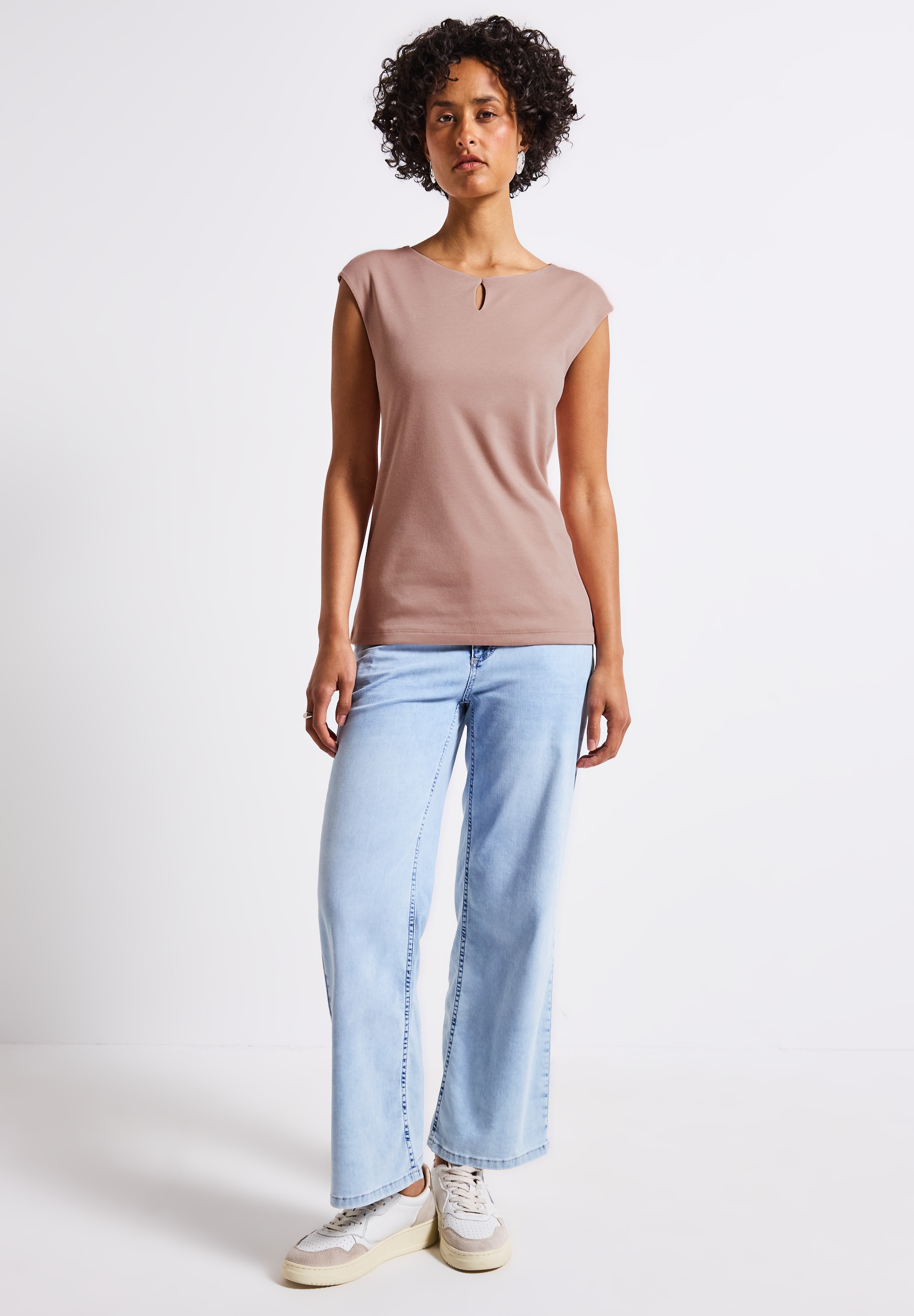 STREET ONE T-Shirt, im soften Baumwoll-Mix