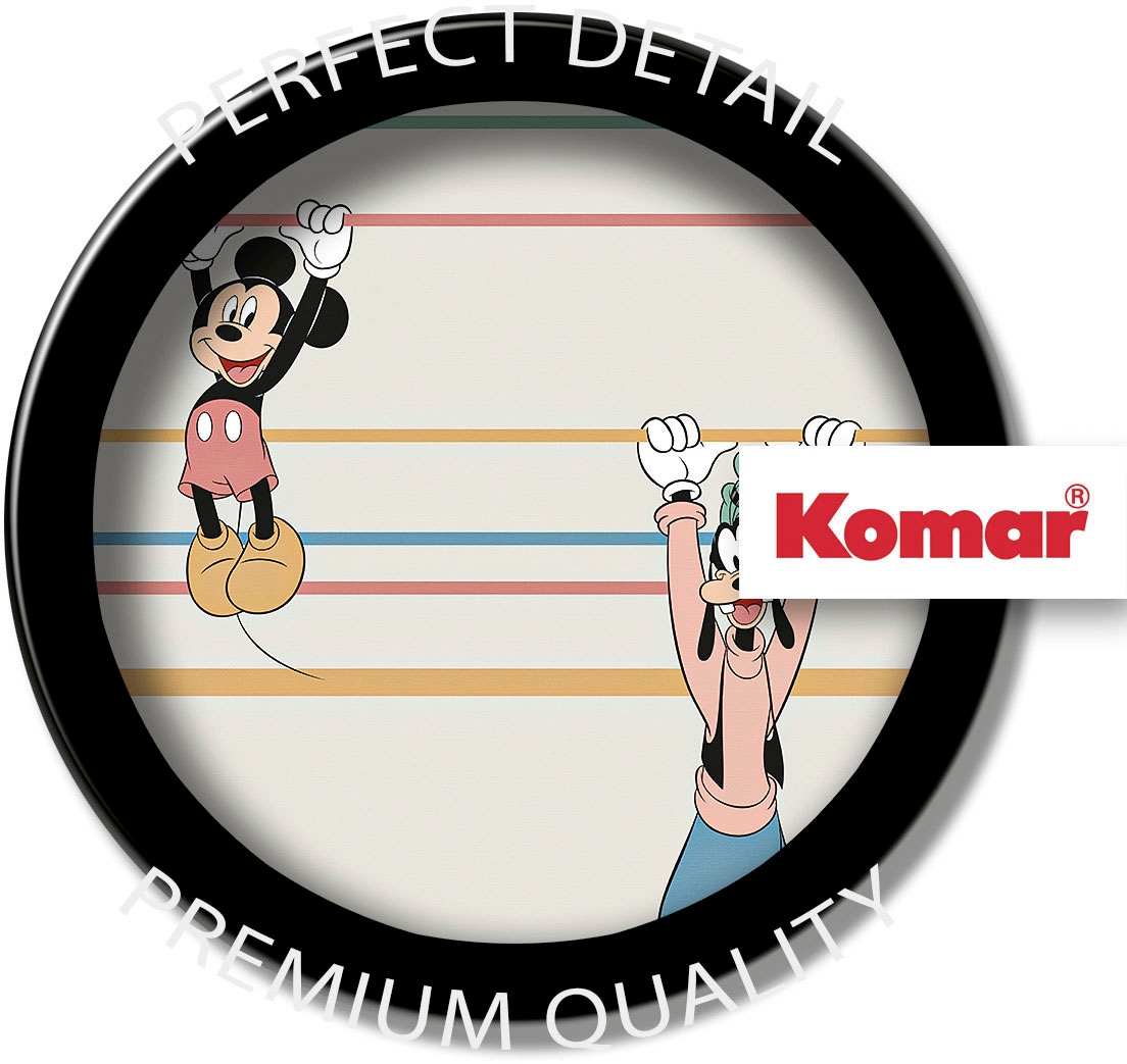 Komar Fototapete »Digitaldruck Vlies - Mickey Hanging with Friends - Größe 300 x 250 cm«, bedruckt, Kinderzimmer