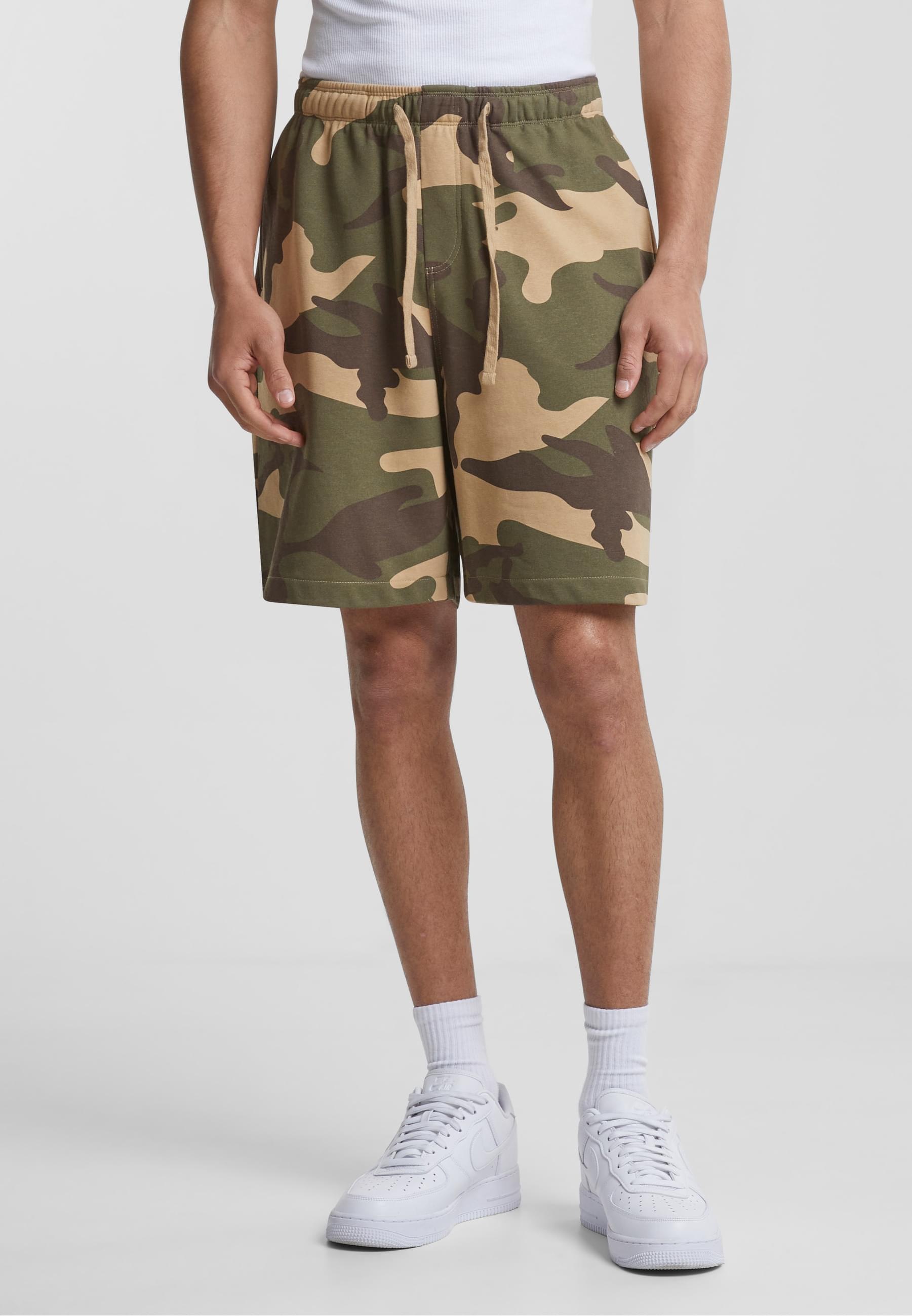 URBAN CLASSICS Shorts »Urban Classics Herren Easy Camo Shorts«, (1 tlg.)