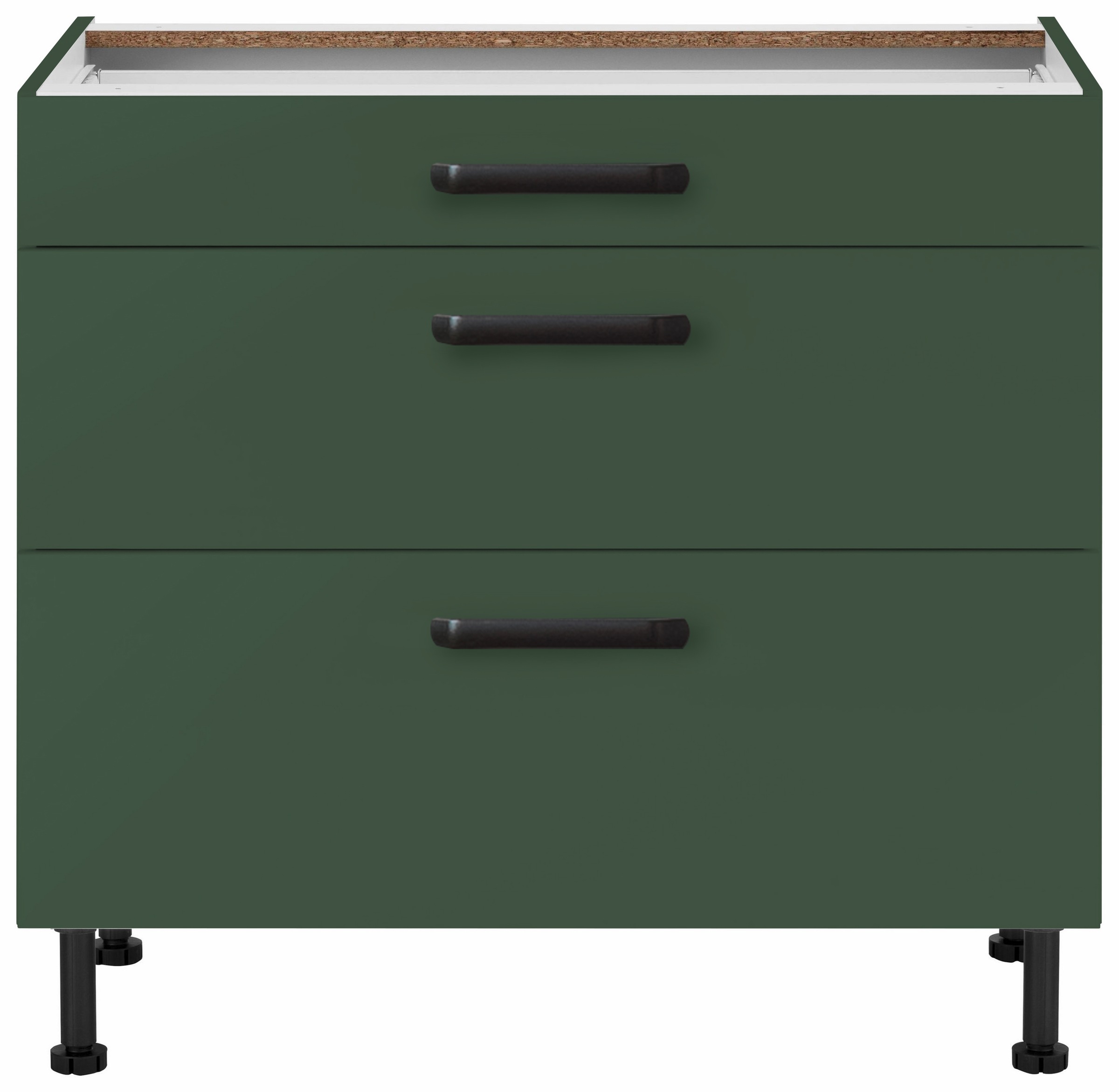 wiho Küchen Unterschrank »Simi«, Soft-Close-Funktion in Schubkästen und Auszügen, verstellbare Füße