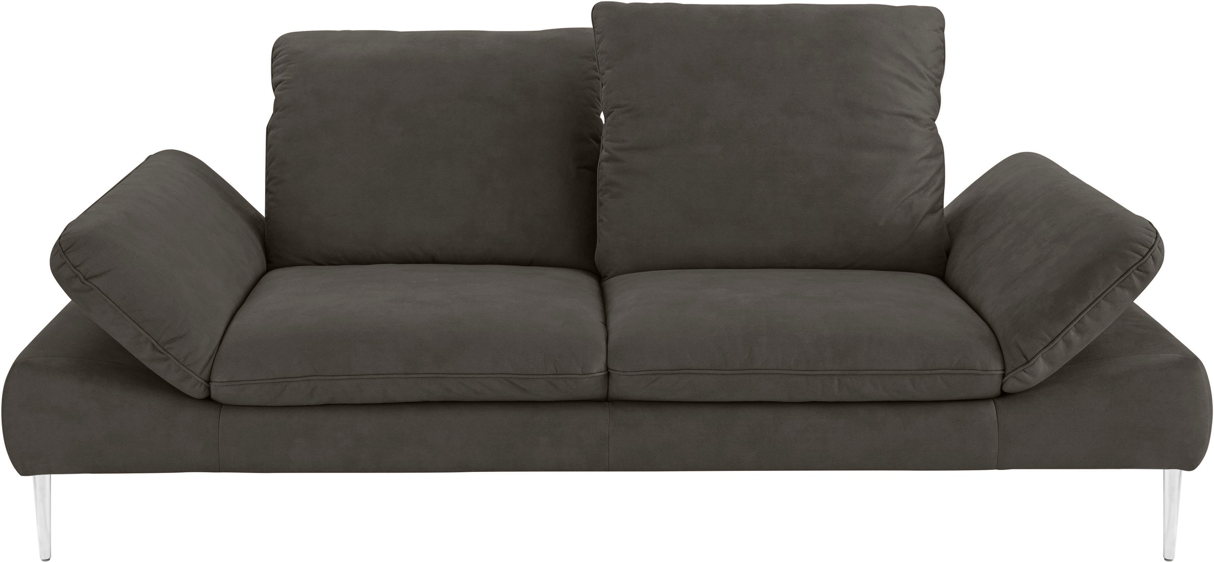 W.SCHILLIG 2,5-Sitzer »enjoy&MORE«, mit Sitztiefenverstellung, Füße silber matt, Breite 232 cm