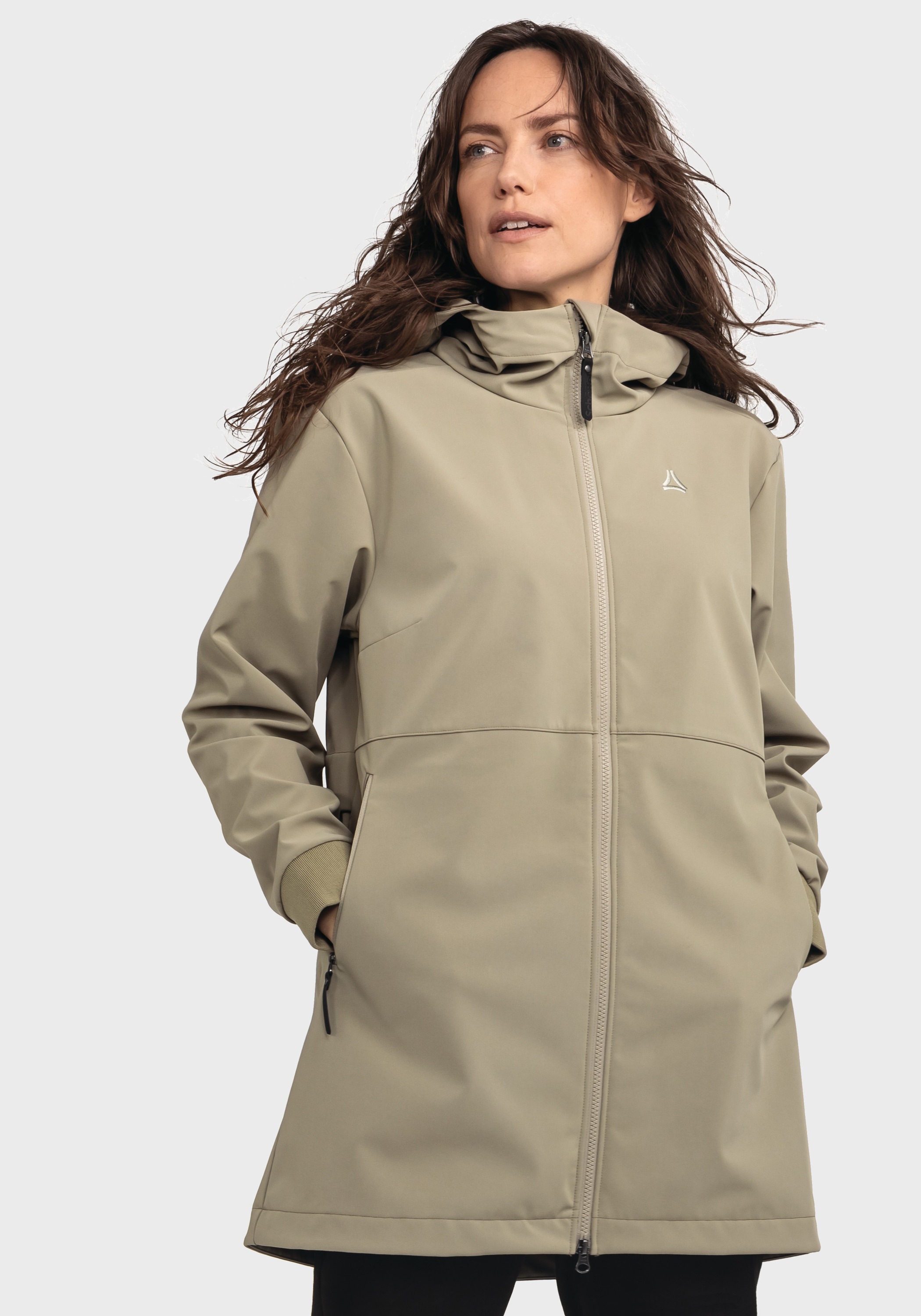 Thumbnail - Schöffel Outdoorjacke "Urban Softshell Jk Style Suavio WMS" mit Kapuze