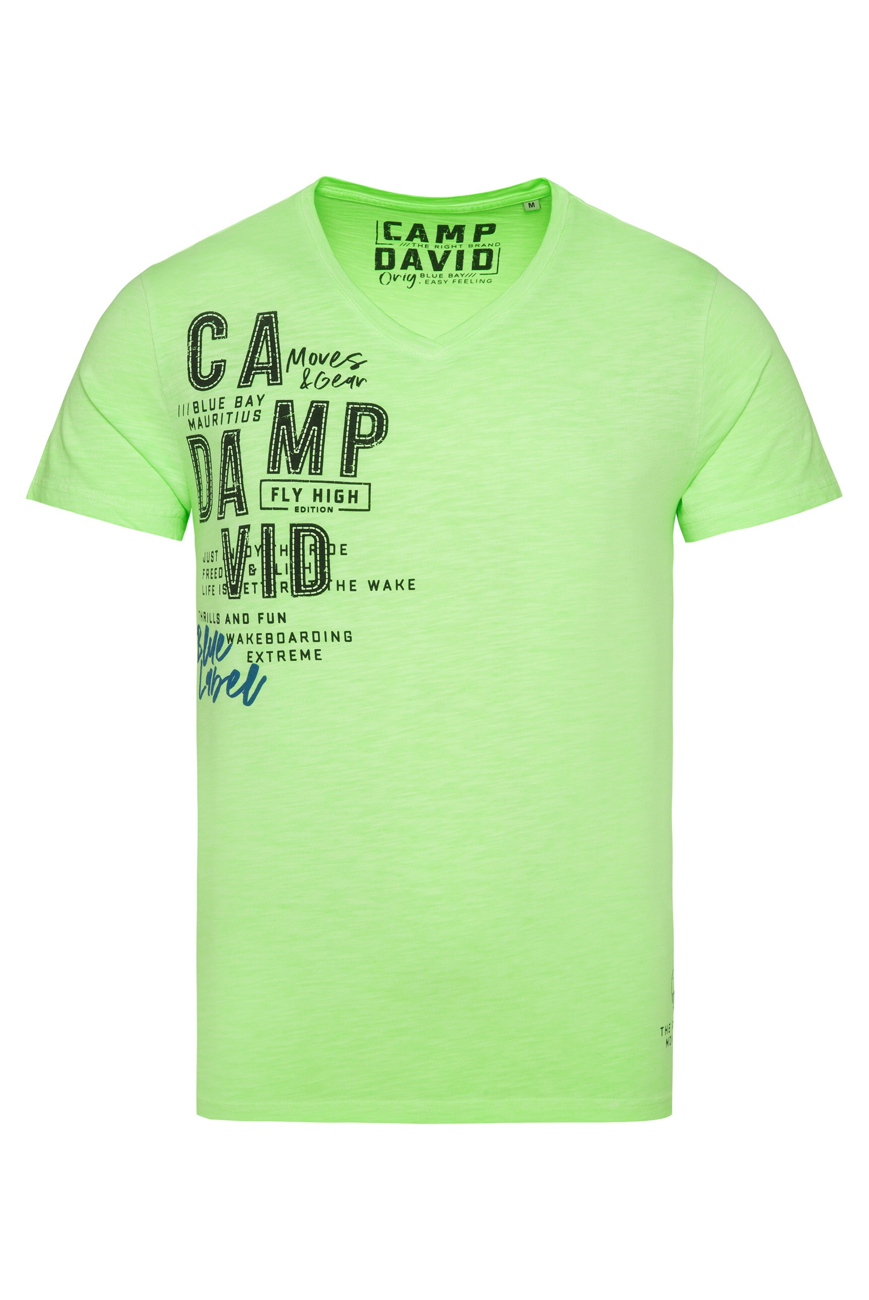 CAMP DAVID V-Shirt, aus Baumwolle