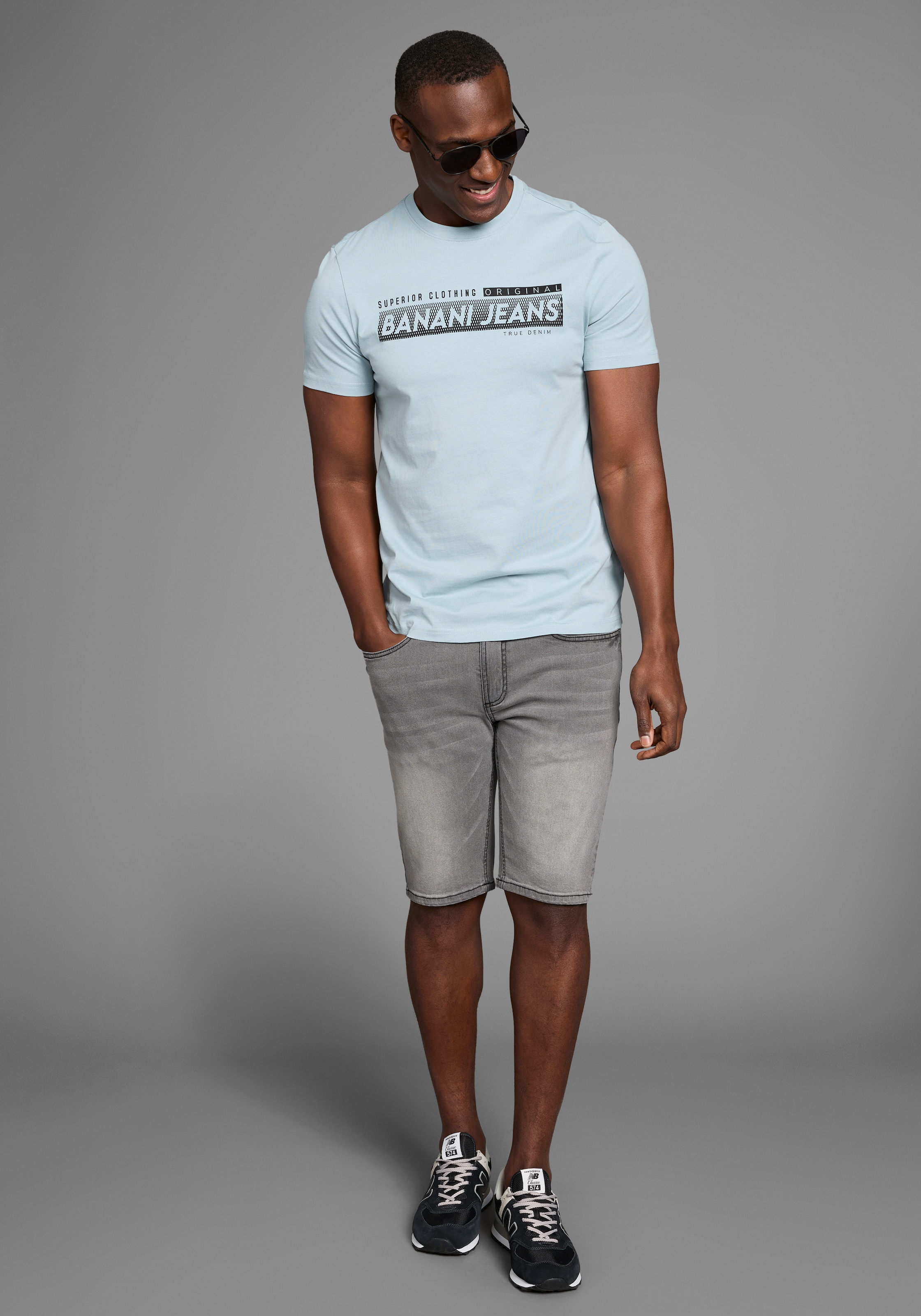 Bruno Banani T-Shirt, T-Shirt in schmaler Passform