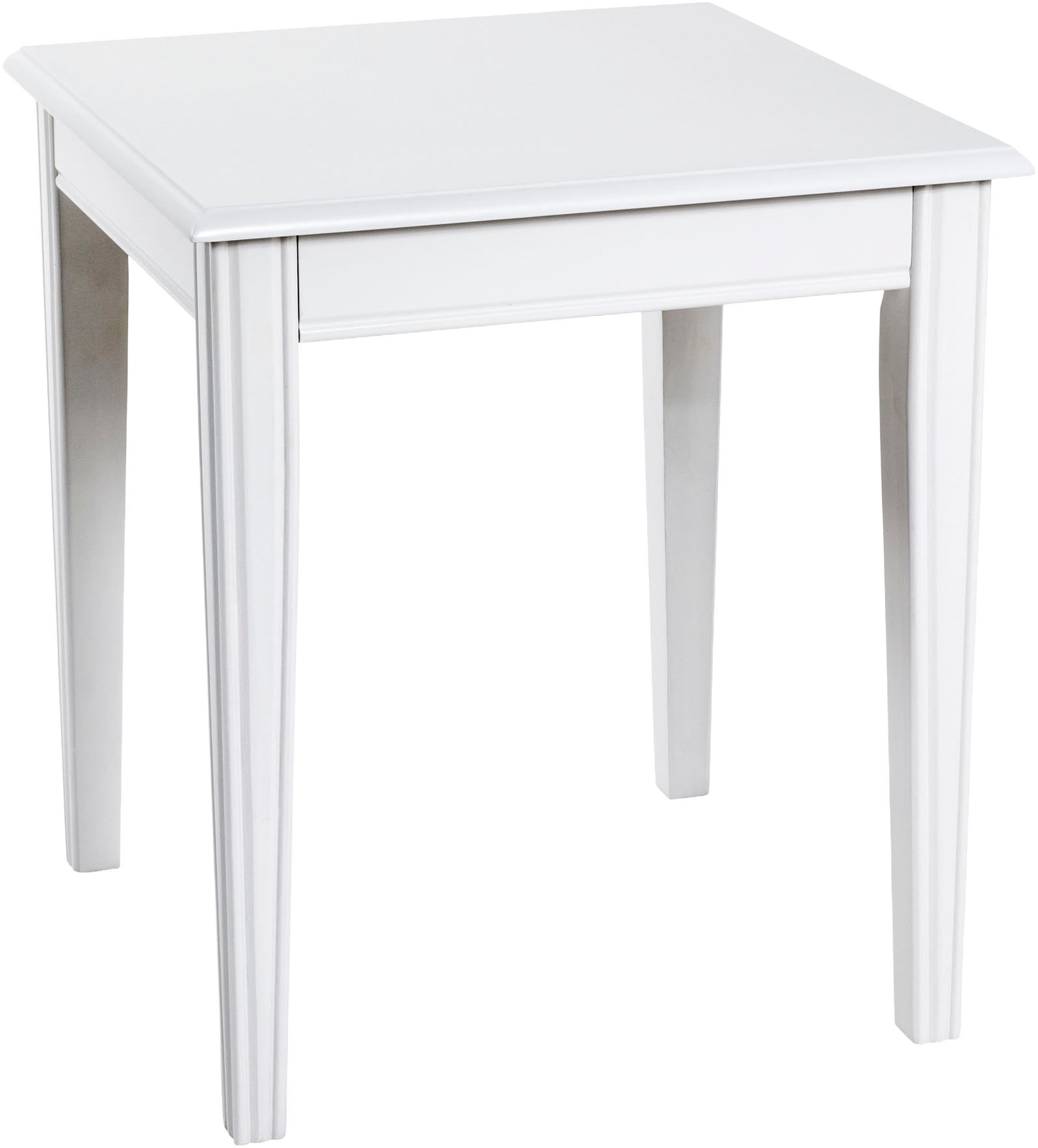 HAKU Beistelltisch »Sofatisch, Wohnzimmertisch« 1 Stk. tlg. quadratisch - aus MDF Weiß B/T/H 45/45/51 cm