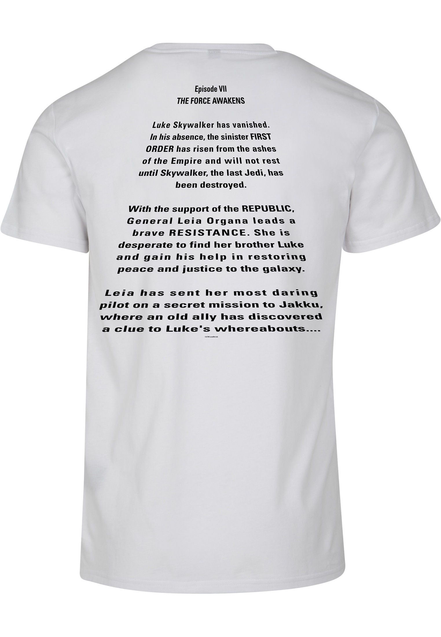 Merchcode T-Shirt »Merchcode Herren Star Wars Crawl Tee«, (1 tlg.)