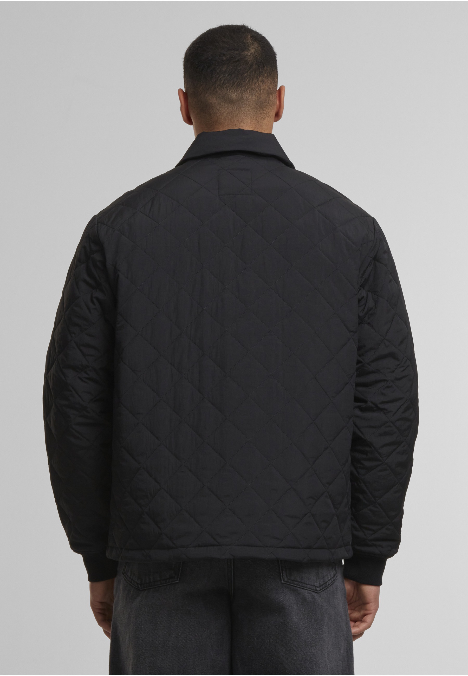 URBAN CLASSICS Allwetterjacke »Urban Classics Quilted Overshirt« 1 Stk. tlg. ohne Kapuze