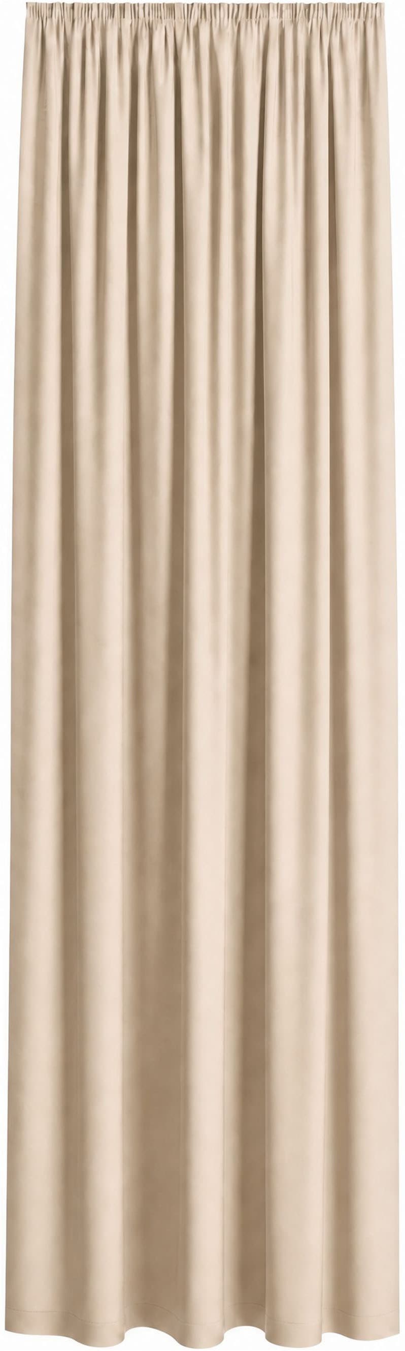 OTTO home Gardine »ELVIRA, nach Wunschmaß« Kräuselband 1 Stk. tlg. Maßanfertigung, made in europe, Wohnzimmer, Schlafzimmer, uni
