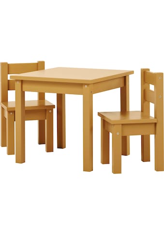 Hoppekids Kindersitzgruppe »MADS Kindersitzgruppe«, (Set, 3 tlg., 1 Tisch, 2 Stühle),... kaufen