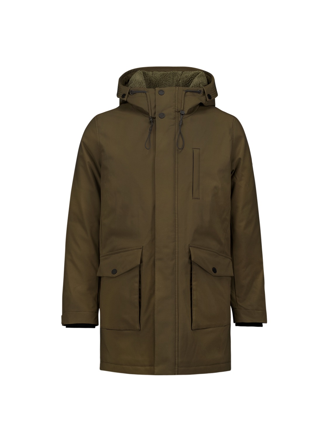 NO EXCESS Parka »No Excess Langer Mantel mit Kapuze«