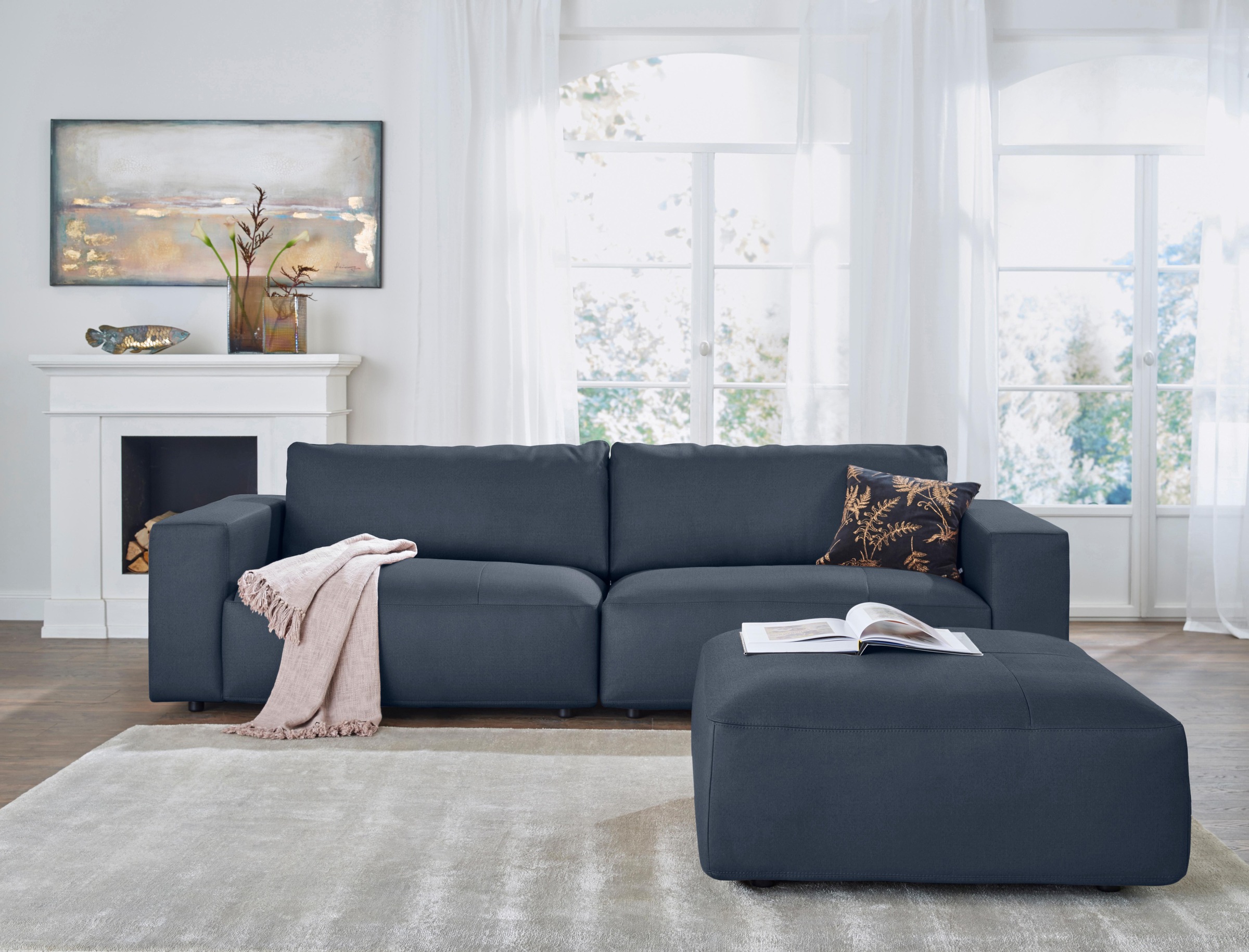 Musterring Big-Sofa »LUCIA«, in vielen Qualitäten und 4 unterschiedlichen Nähten, 3-Sitzer