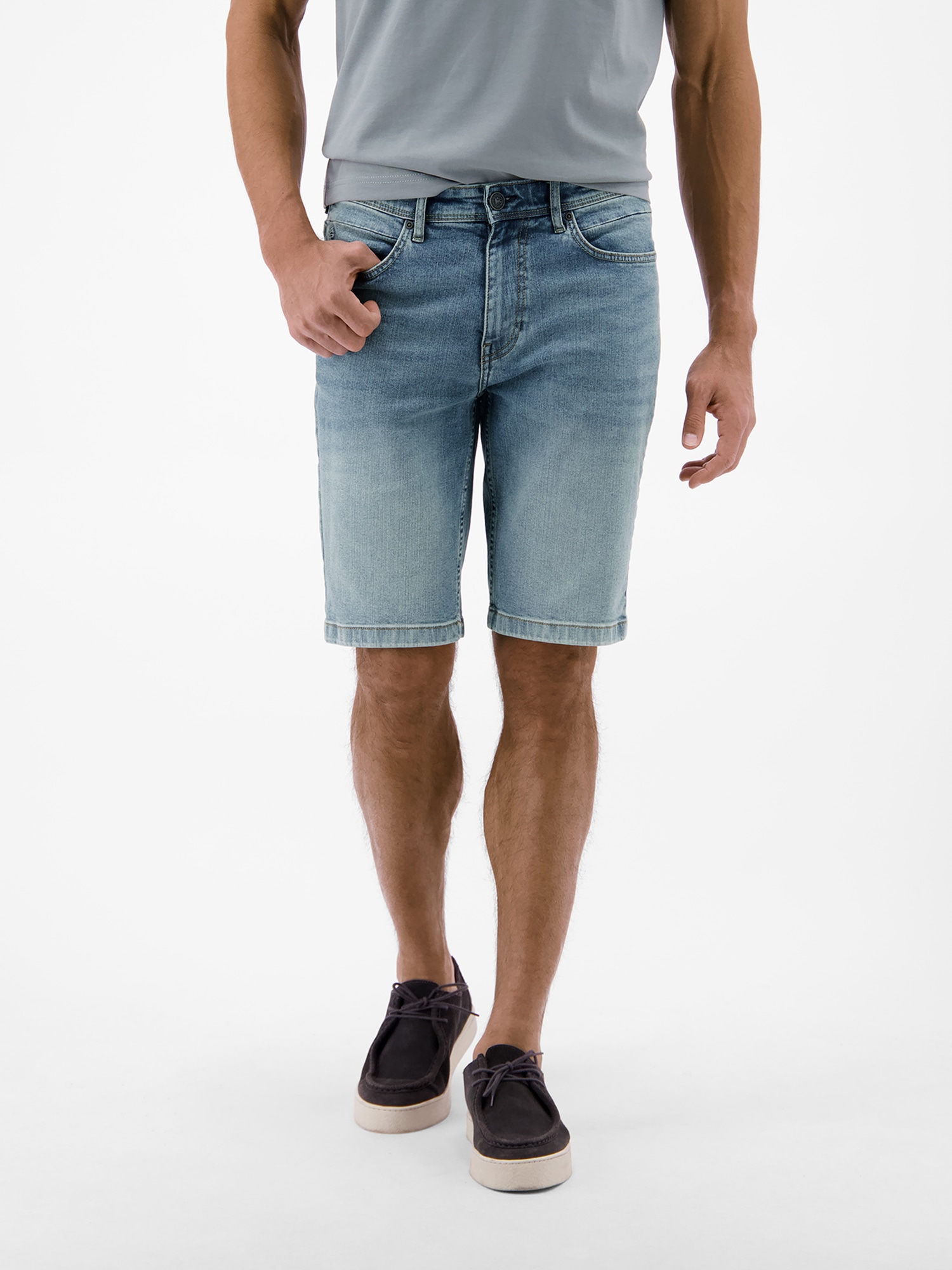 LERROS Jeansbermudas "Denim Bermuda aus flexiblem Baumwollmischgewebe"