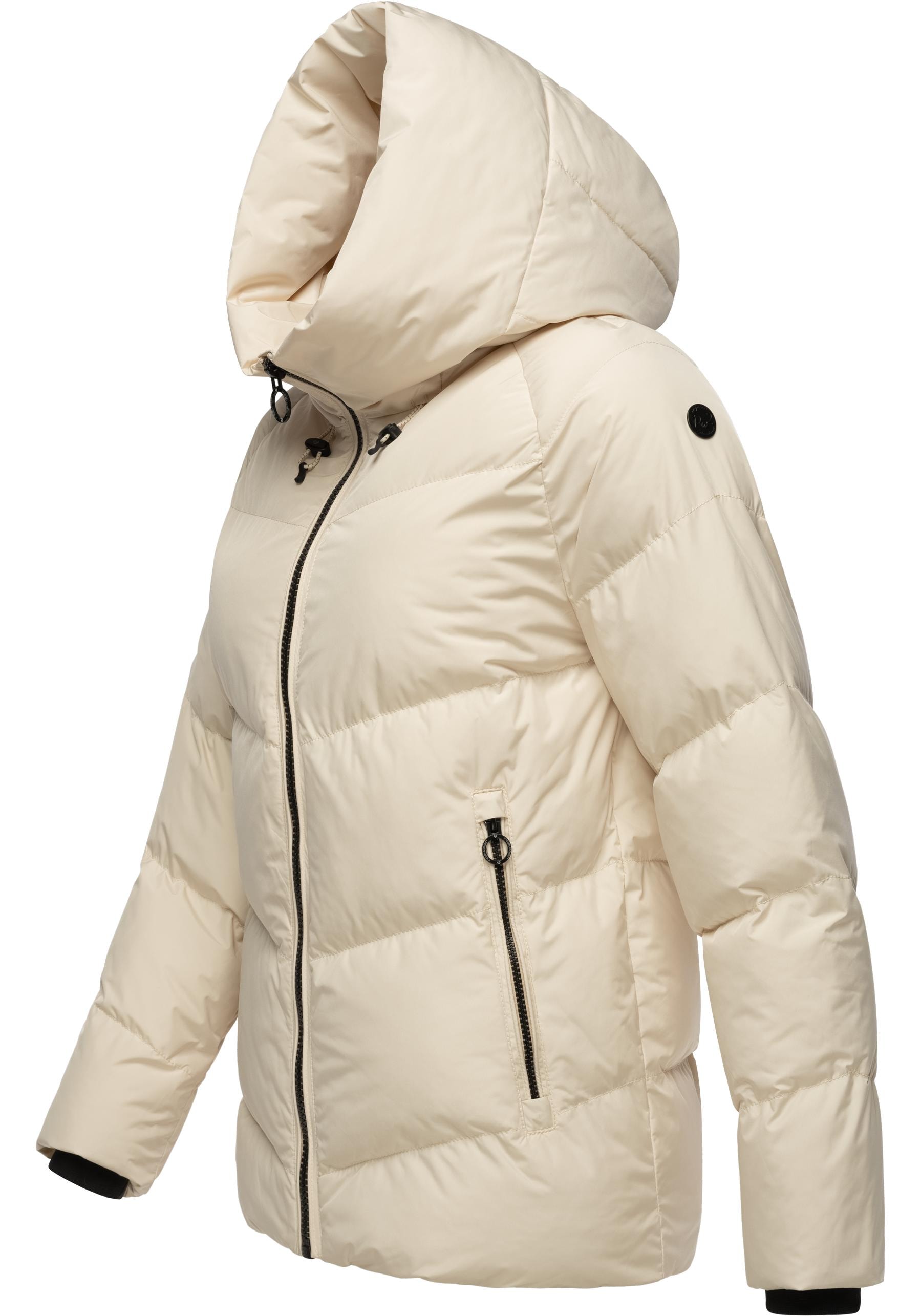 Ragwear Steppjacke »Cessi«, mit Kapuze, Wasserdichte Damen Winterjacke mit großer Kapuze