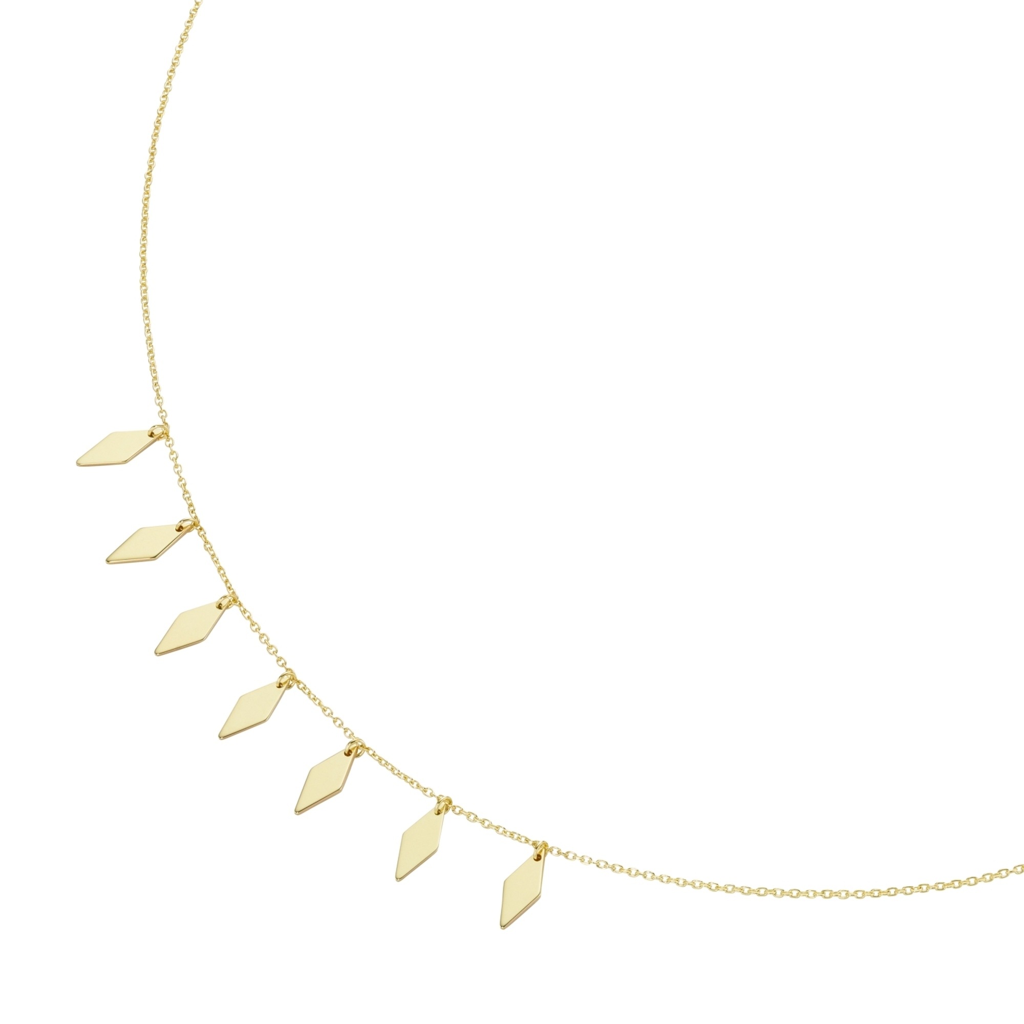 Luigi Merano Goldkette »mit Behang 7x Raute Gold 375«
