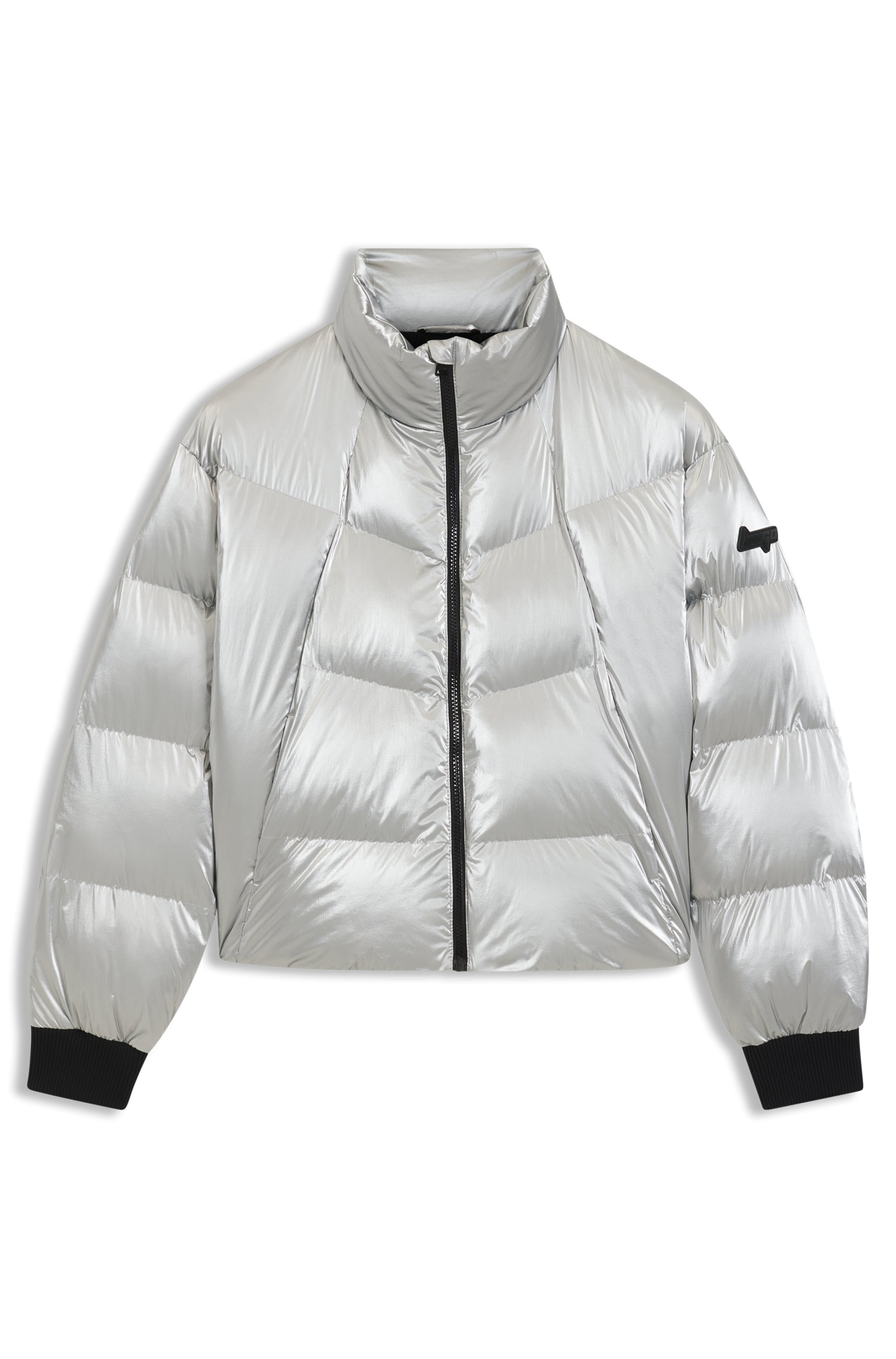 HUGO Blue Steppjacke »Fiorella« in verkürzter Länge, Kordelzug im Saum