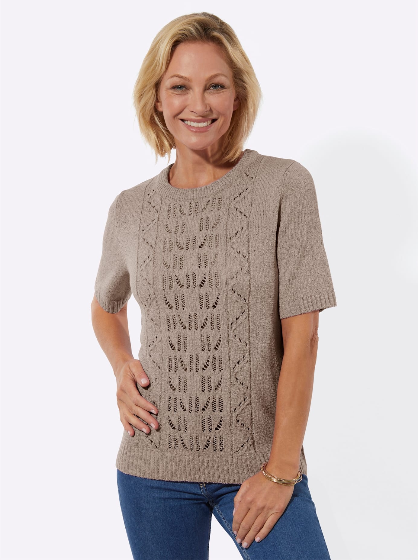 Classic Basics Ajourpullover "Ajour-Pullover" günstig online kaufen