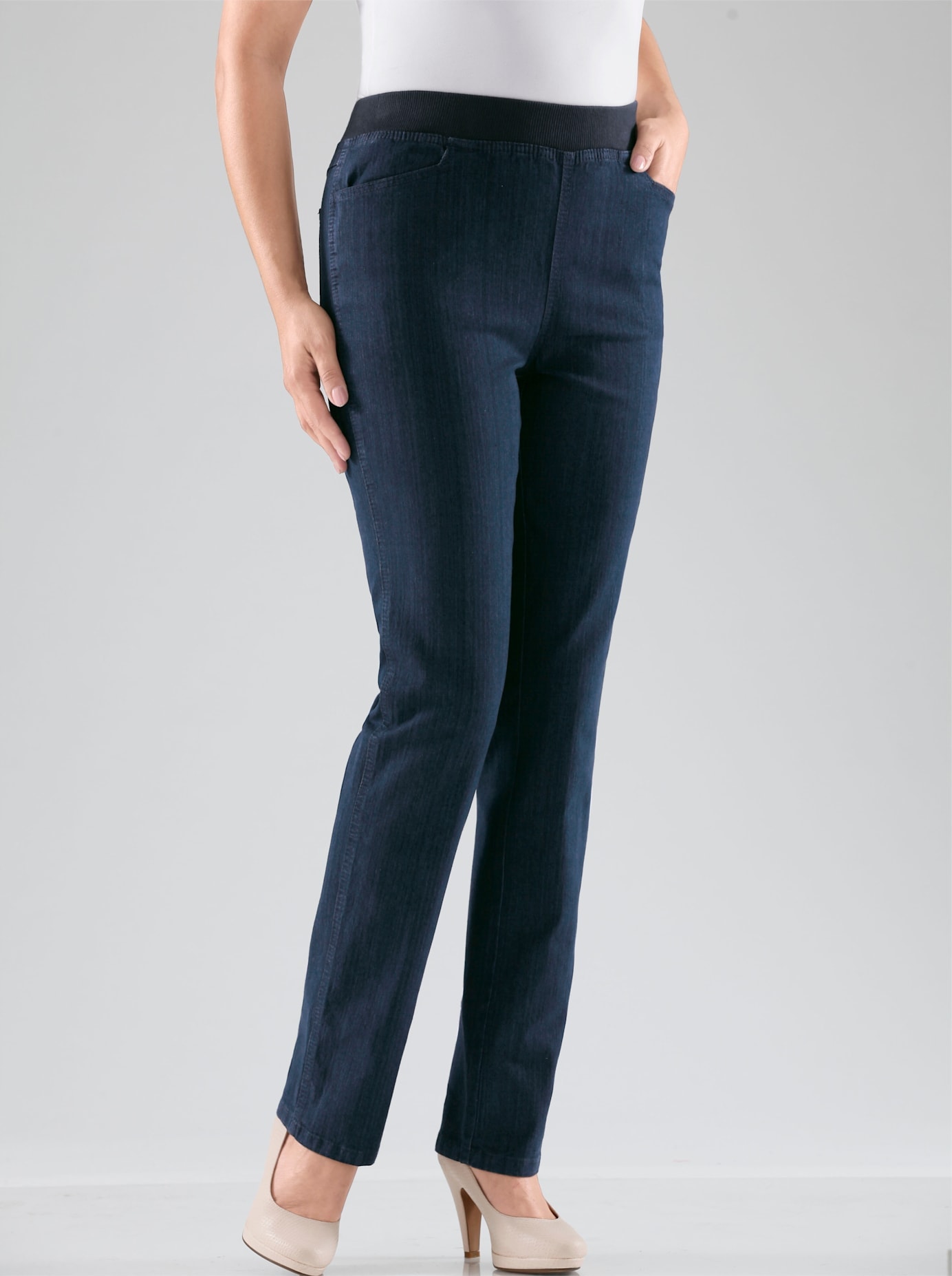 Classic Basics Stretch-Jeans 1 Stk. tlg. günstig online kaufen