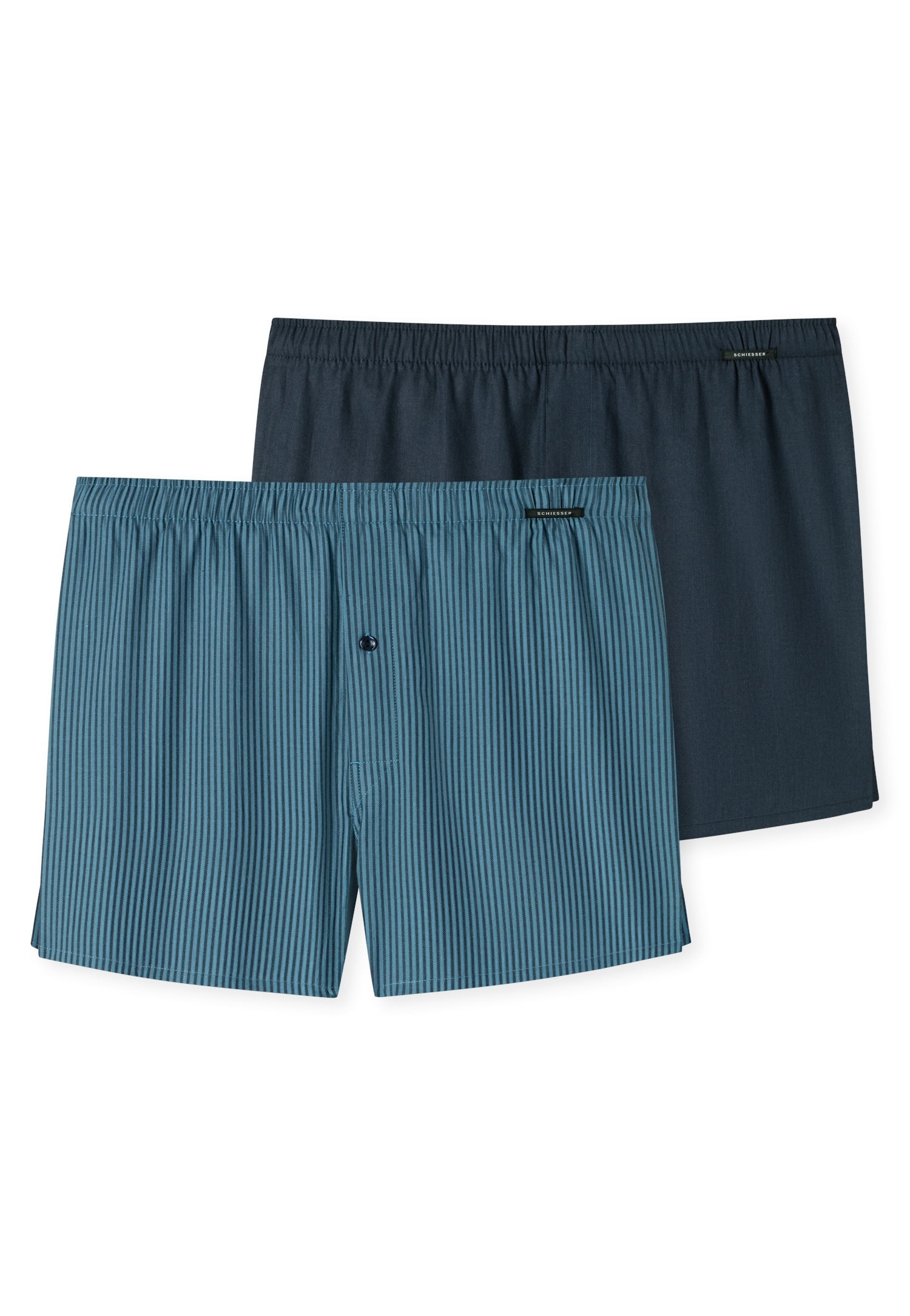Schiesser 2 PACK - Boxershorts - grün blau/grün Schiesser 2 PACK - Boxershorts - grün blau/grün