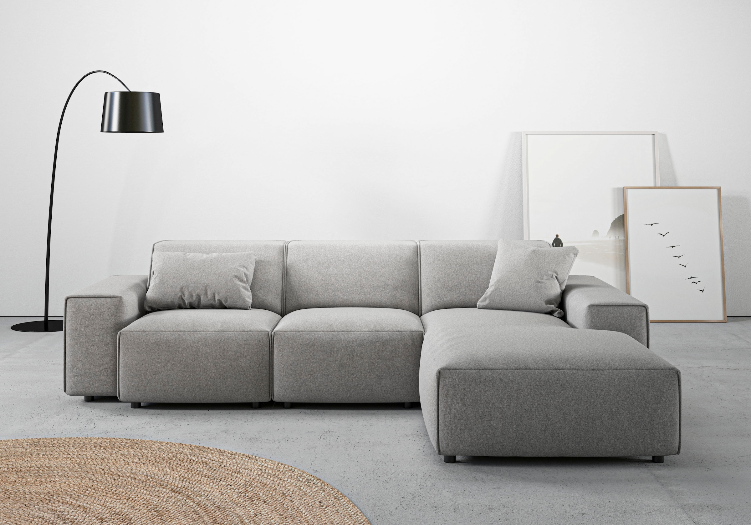 andas Ecksofa "Glimminge L-Form auch in Breitcord, Feincord + Easy care-Bez günstig online kaufen