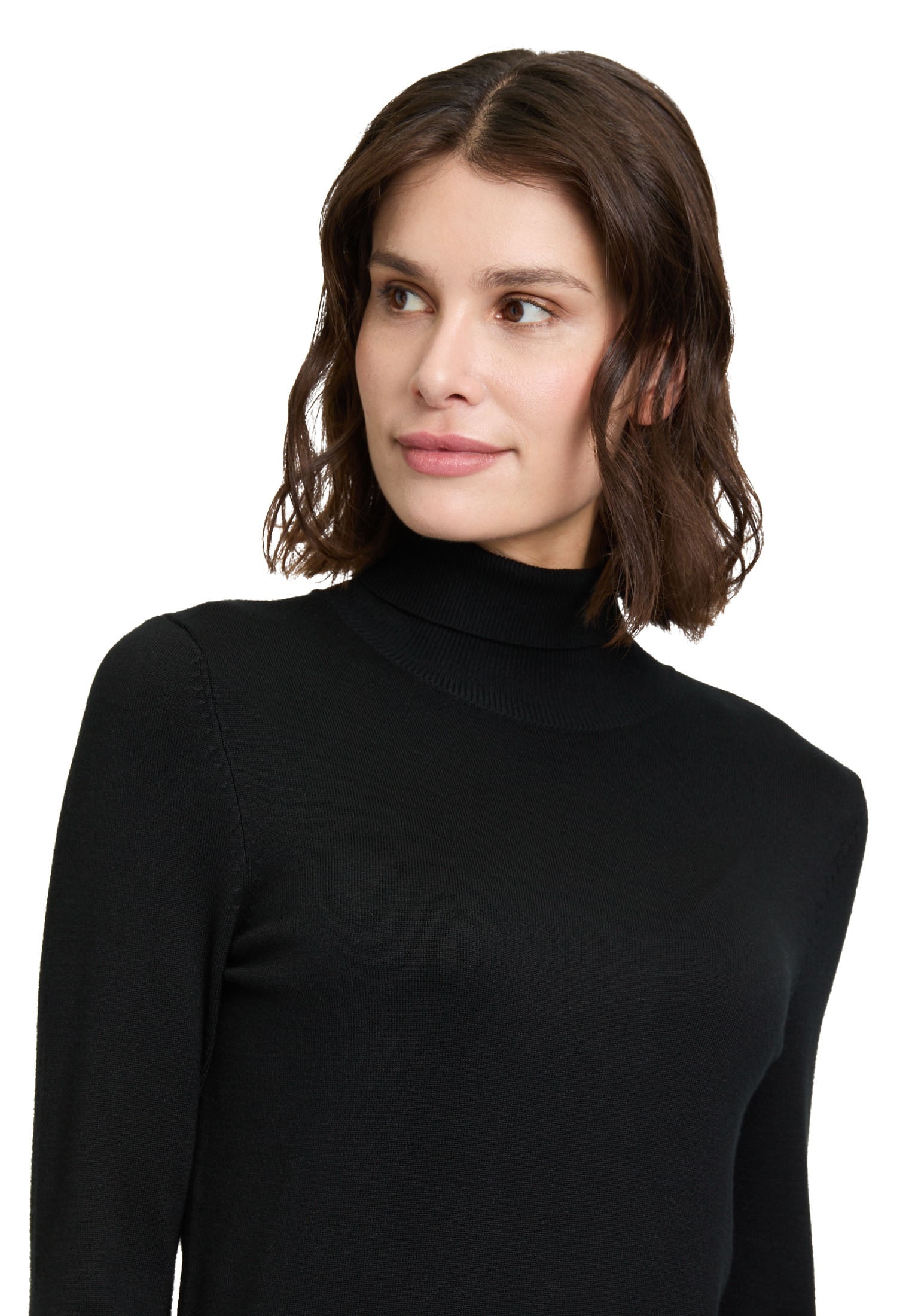 Betty Barclay Strickpullover »Betty Barclay Damen Rollkragenpullover langarm«, (1 tlg.), Kragen