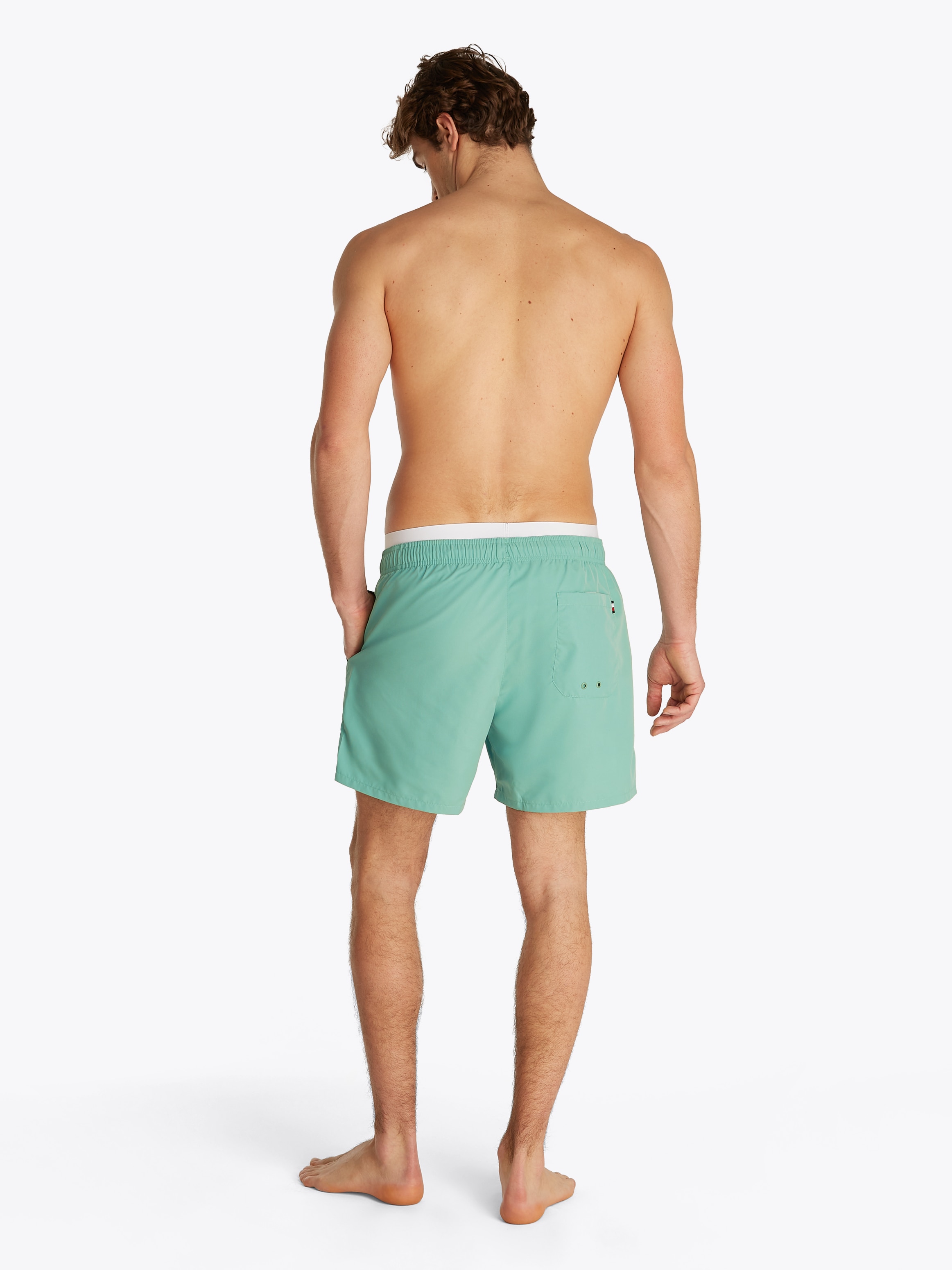 Tommy Hilfiger Swimwear Badeshorts »MEDIUM DRAWSTRING DW«, mit Bindeband, mit Logoschriftzug