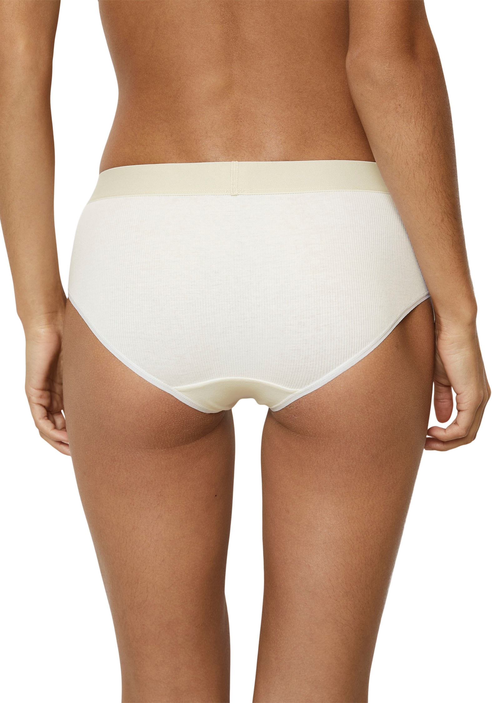 Marc O'Polo Panty, (2er Pack), elastischer Bund mit kontrastfarbenem Logo